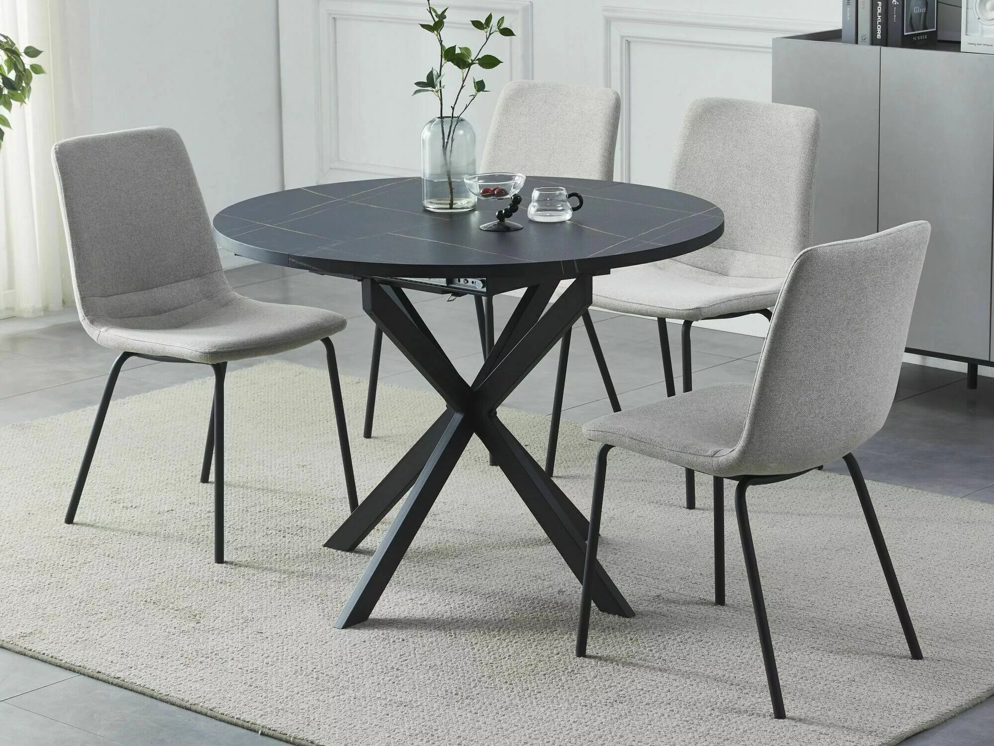 Mesa Detroit 115 (Mármol negro)