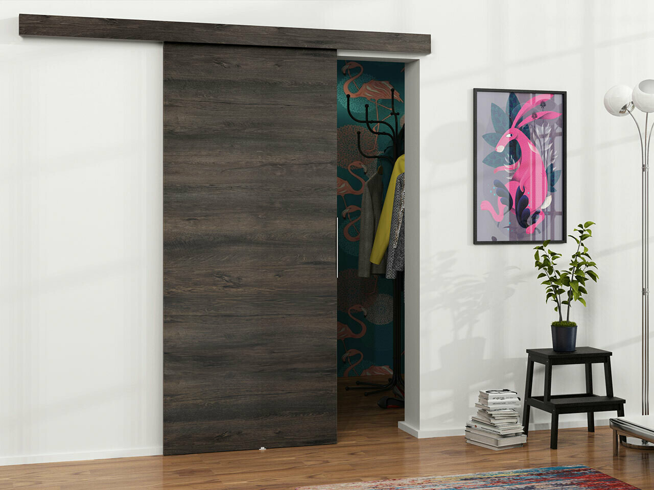 Puerta corredera Dover 217 (Fresno oscuro)