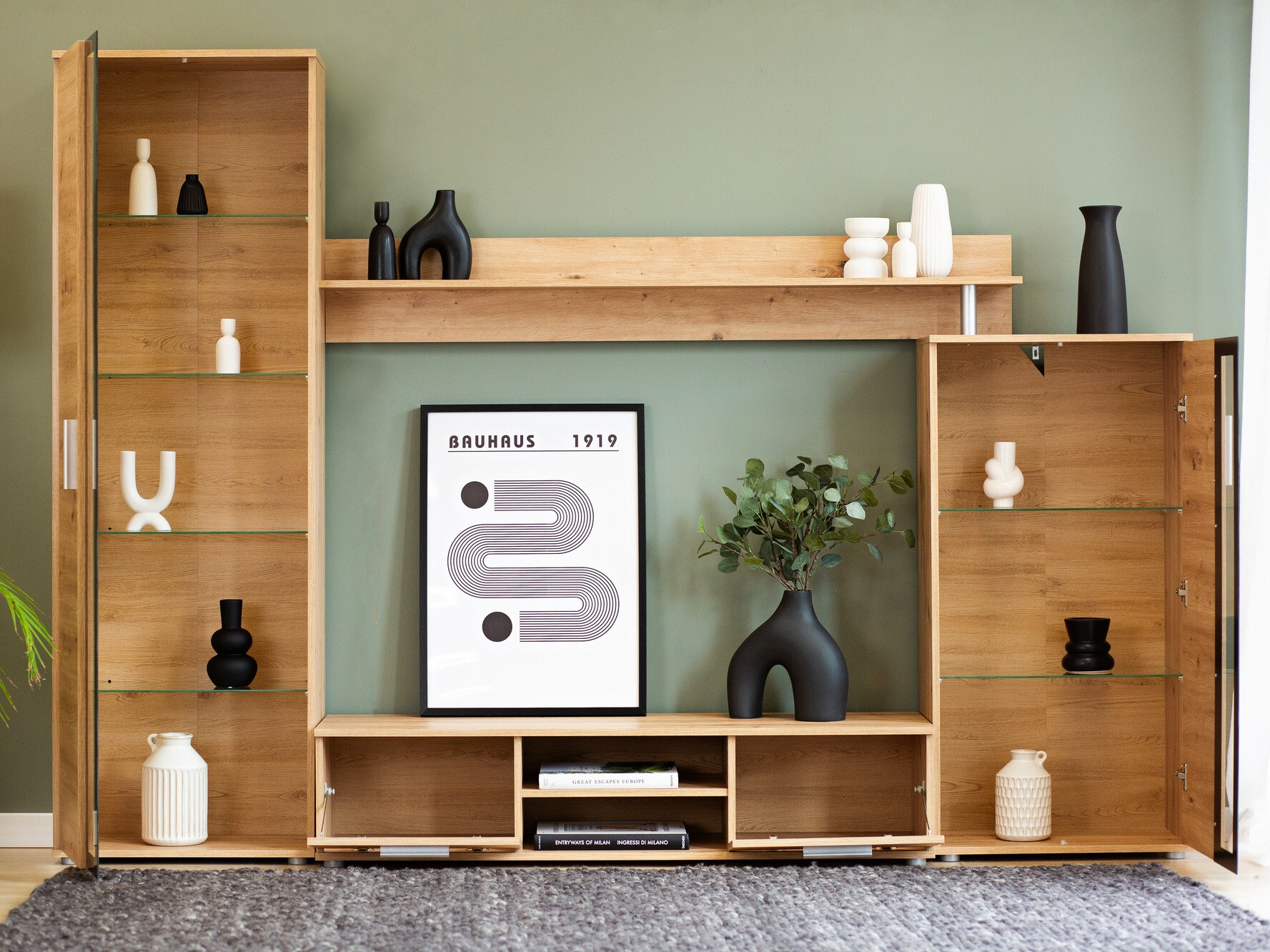 Conjunto de salón Bristol 202 (Roble Artisan)