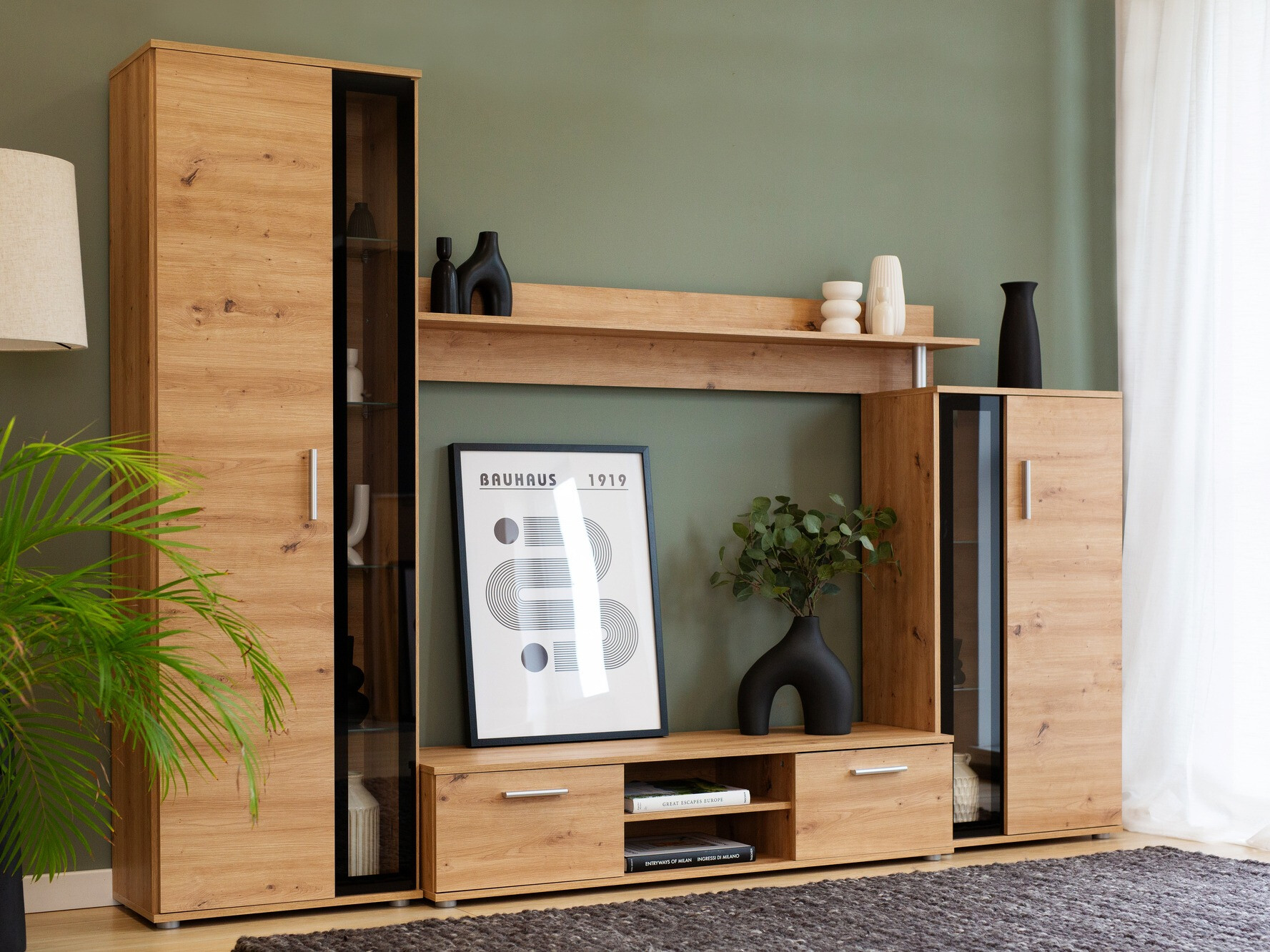 Conjunto de salón Bristol 202 (Roble Artisan)