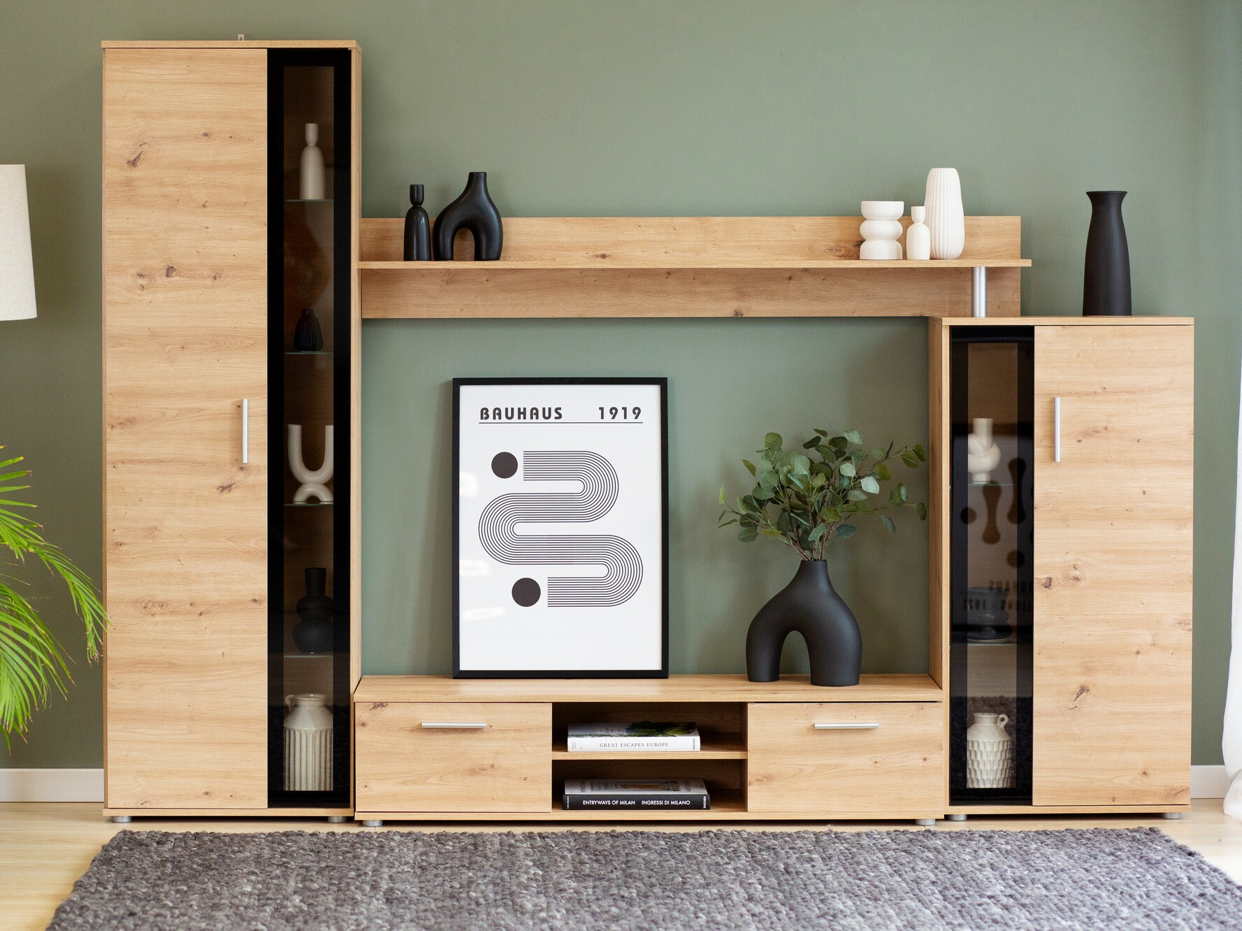 Conjunto de salón Bristol 202 (Roble Artisan)