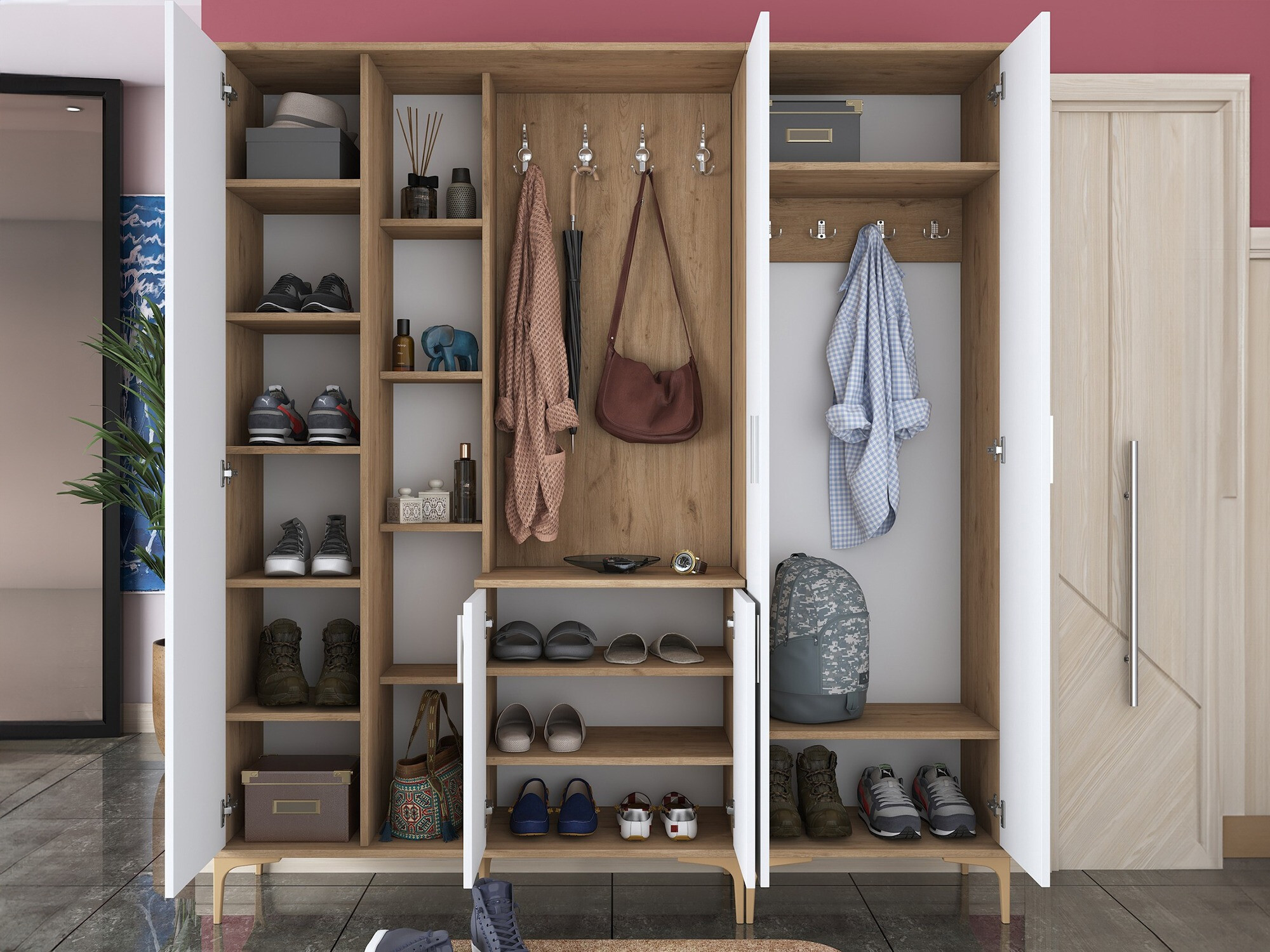 Conjunto para recibidor Catevara 107