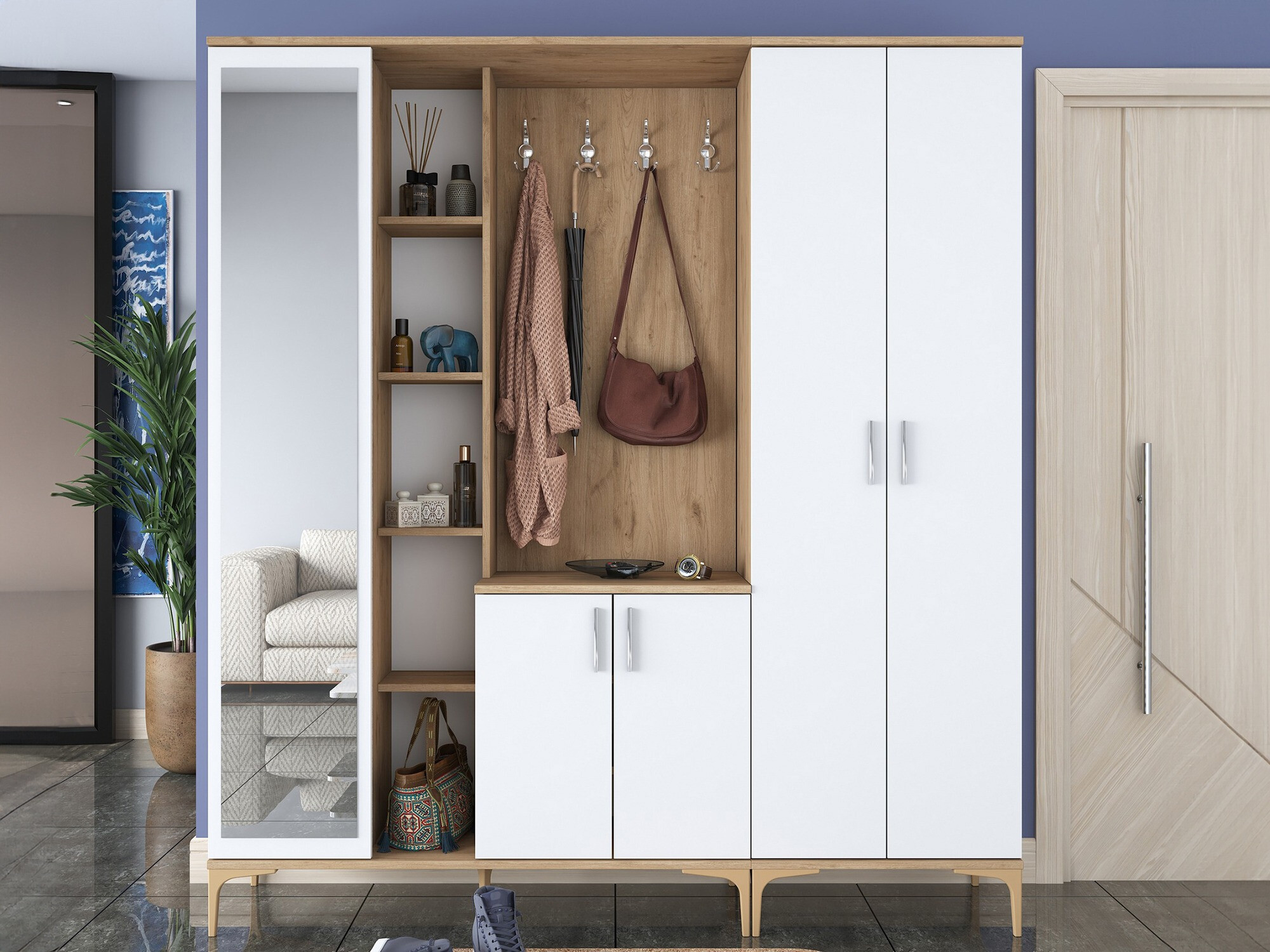 Conjunto para recibidor Catevara 108