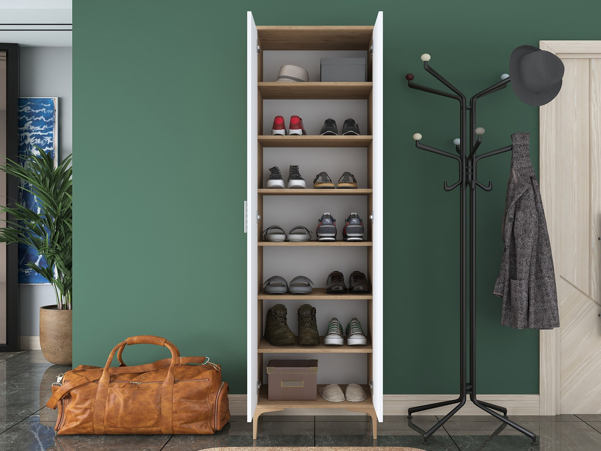 Estante para zapatos Catevara 102