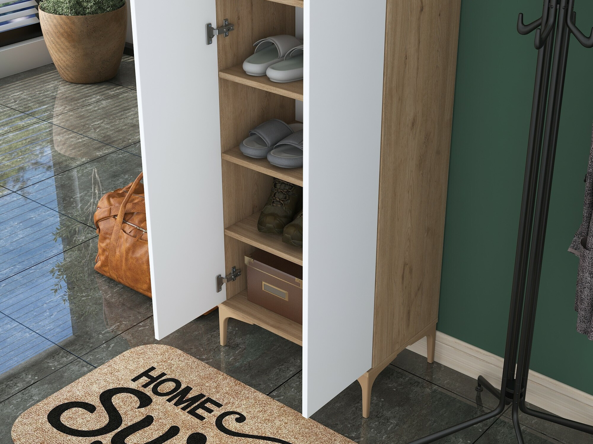 Estante para zapatos Catevara 102