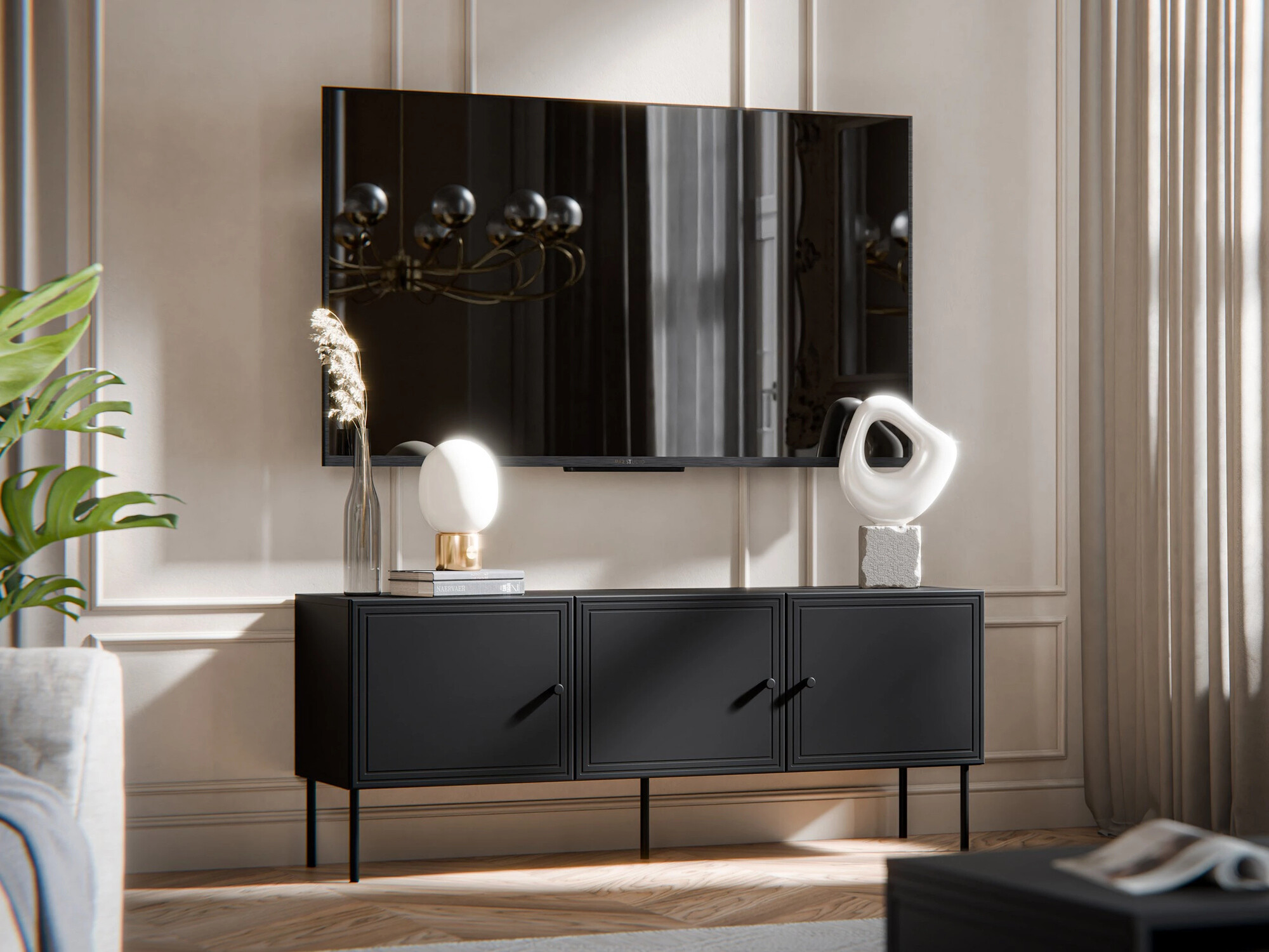 Mueble TV Celra (Negro)