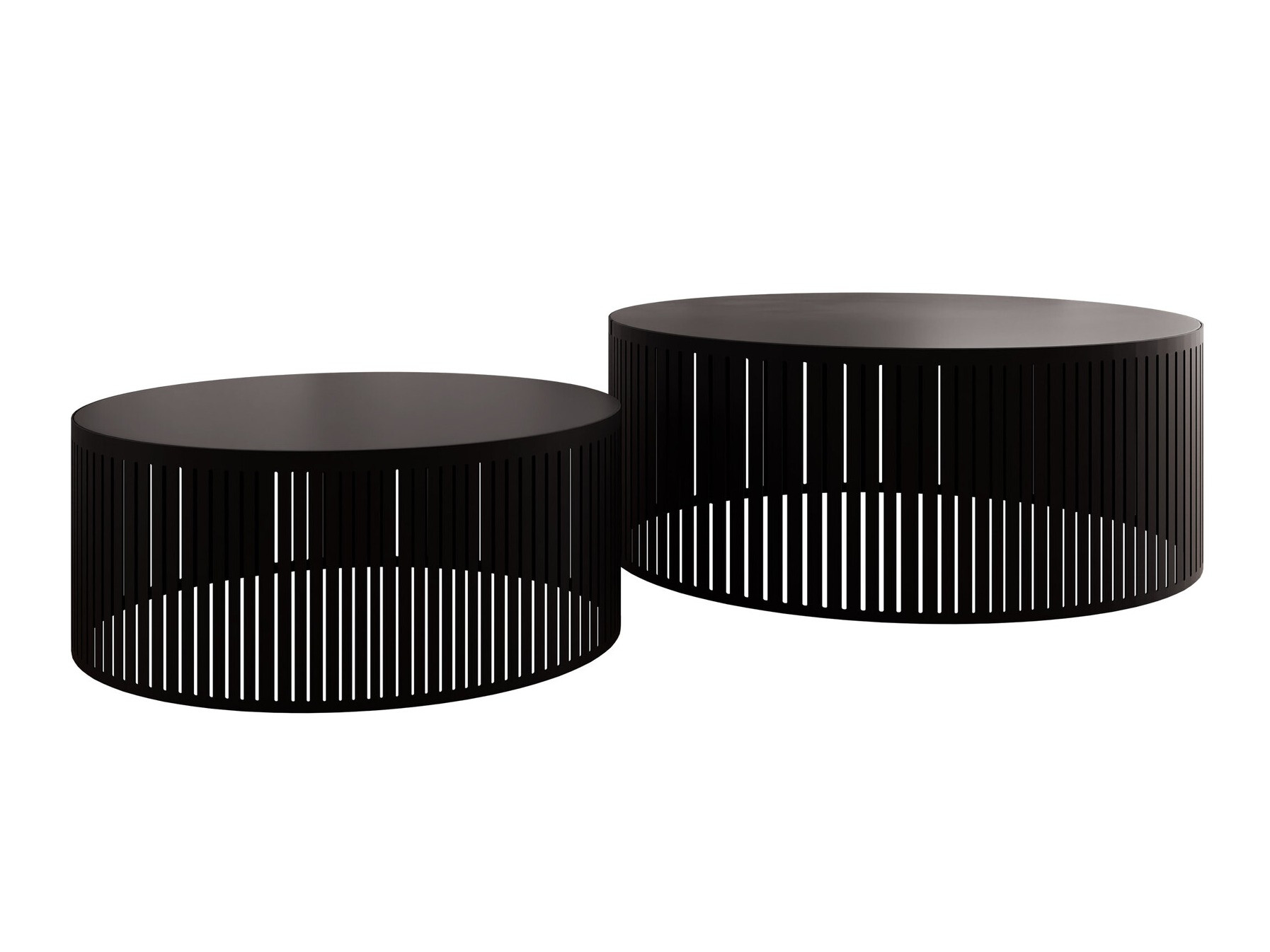 Conjunto mesa de centro Prunis (Negro)