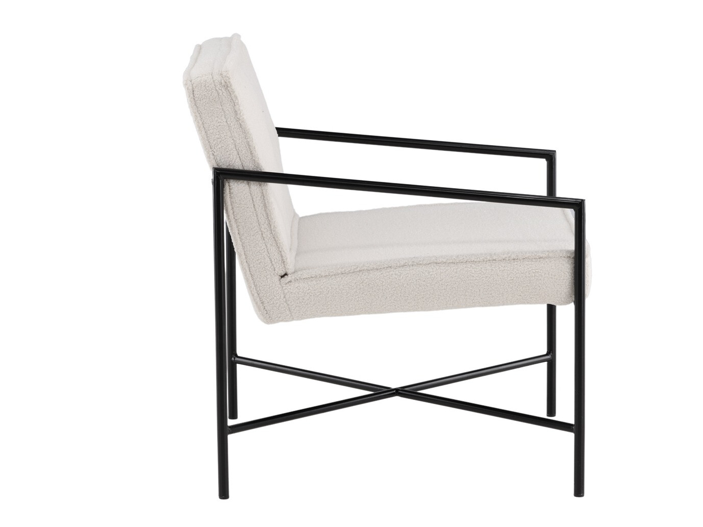 Sillón Dallas 1707 (Crema + Negro)
