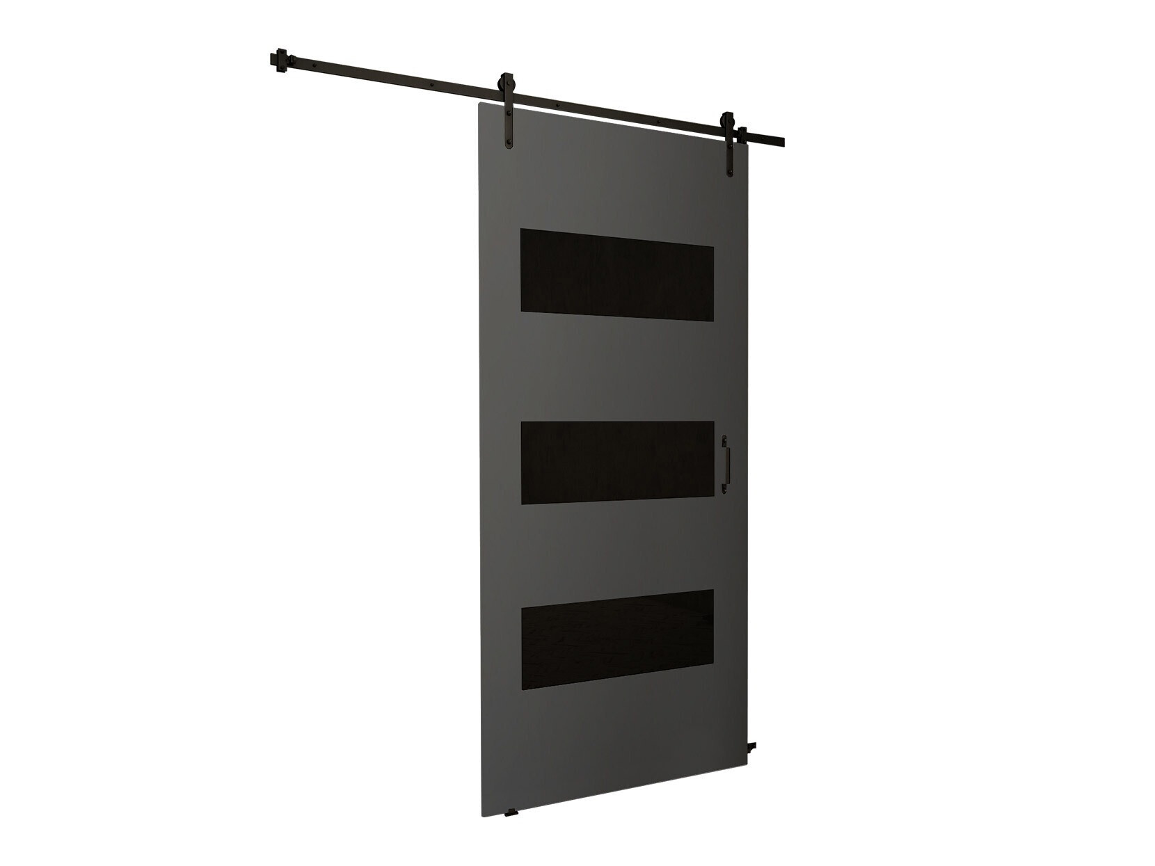 Puerta corredera Dover 159 (Antracita + Negro)