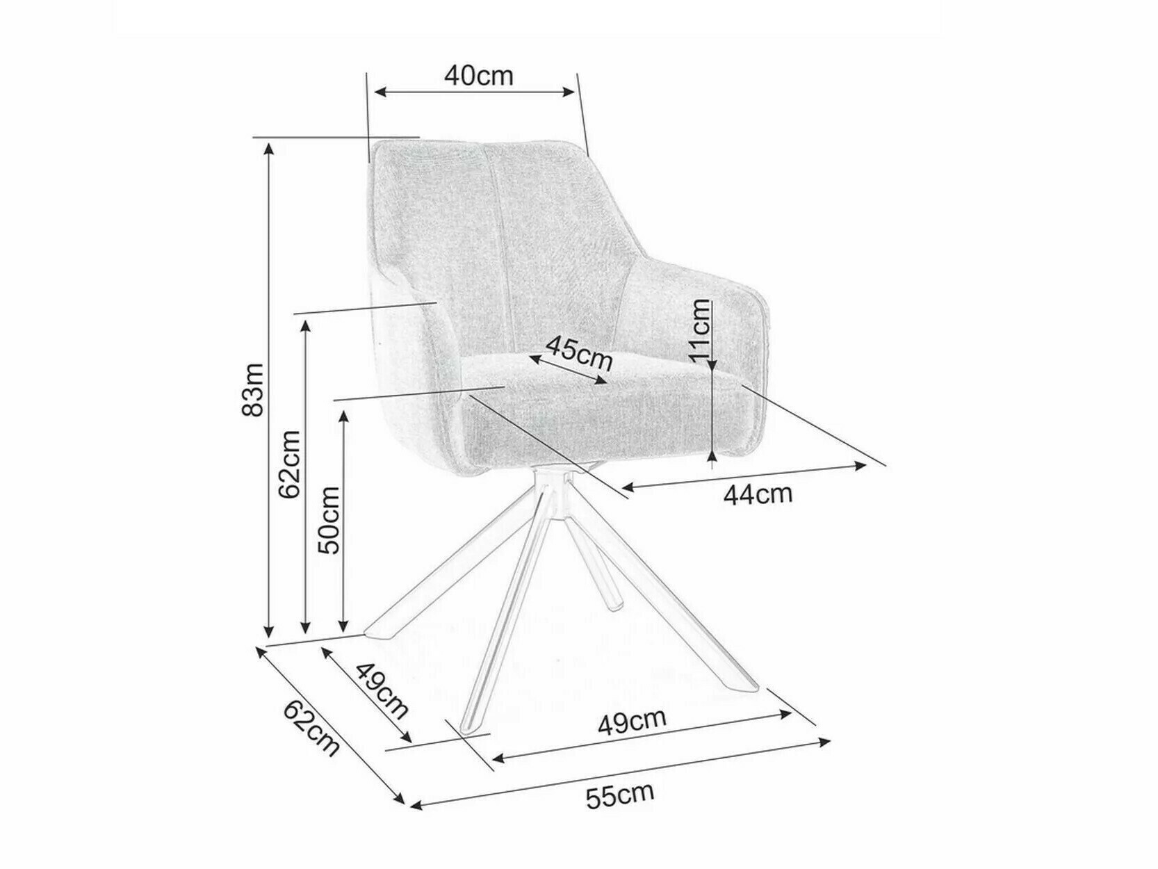 Silla Detroit 144 (Beige)
