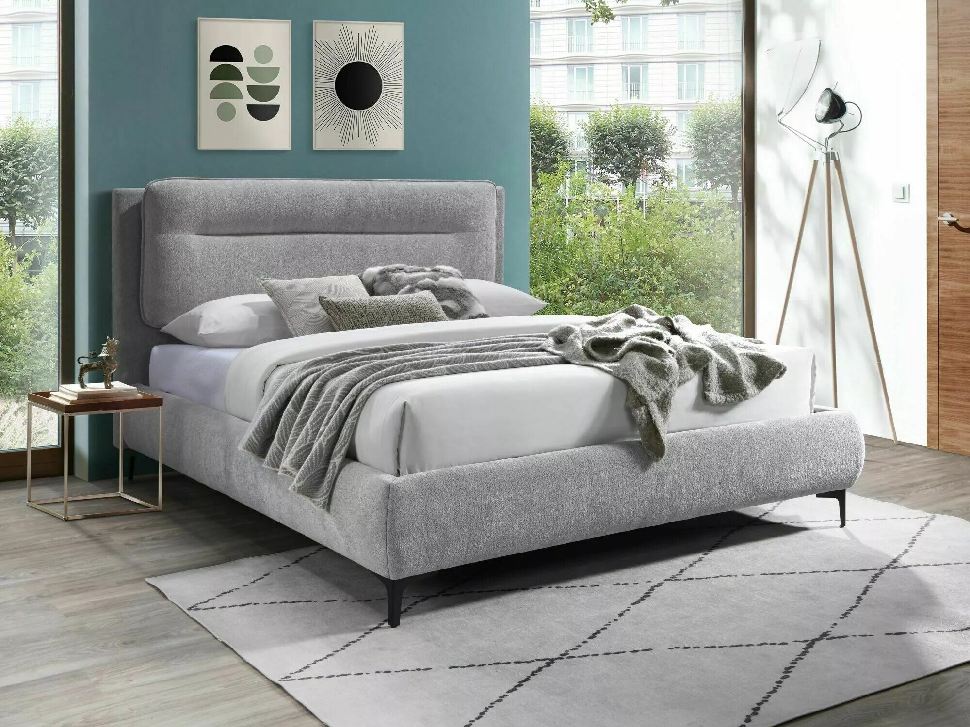 Cama Detroit 786 (Gris)