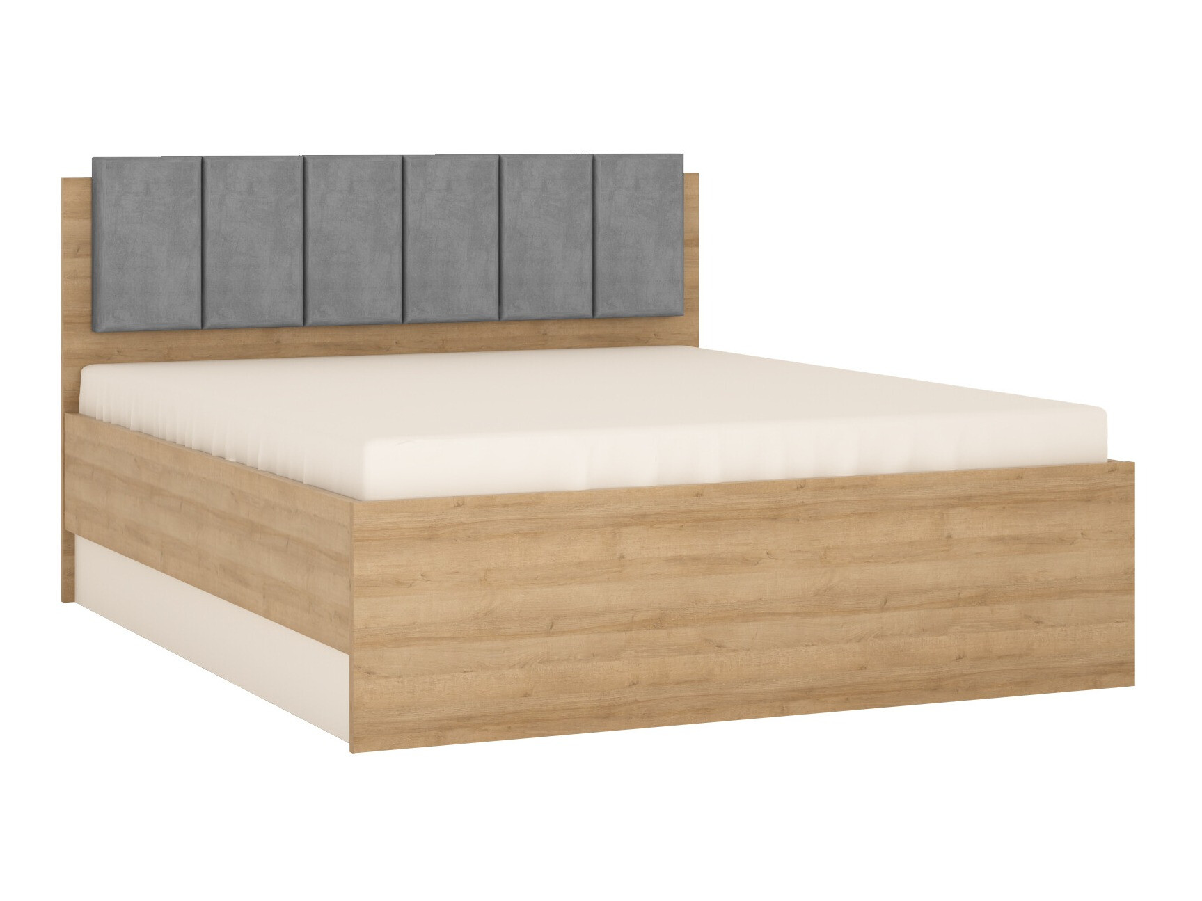 Cama Feldeli 117 (Riviera roble + Blanco)