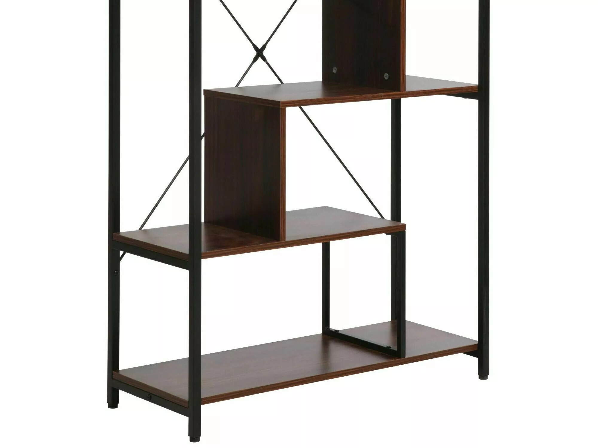 Estantería Detroit 235 (Nogal + Negro)