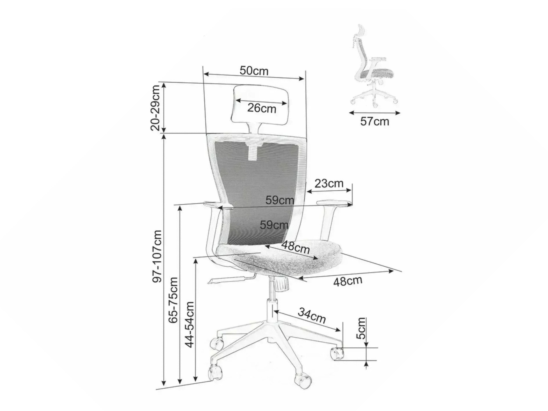 Silla de oficina Detroit 261