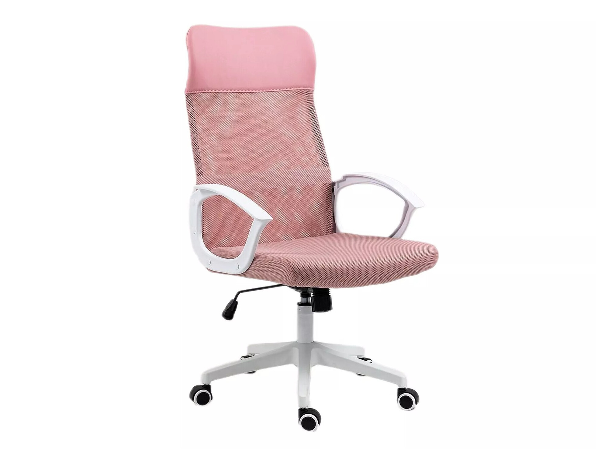 Silla de oficina Detroit 276 (Blanco + Rosa)
