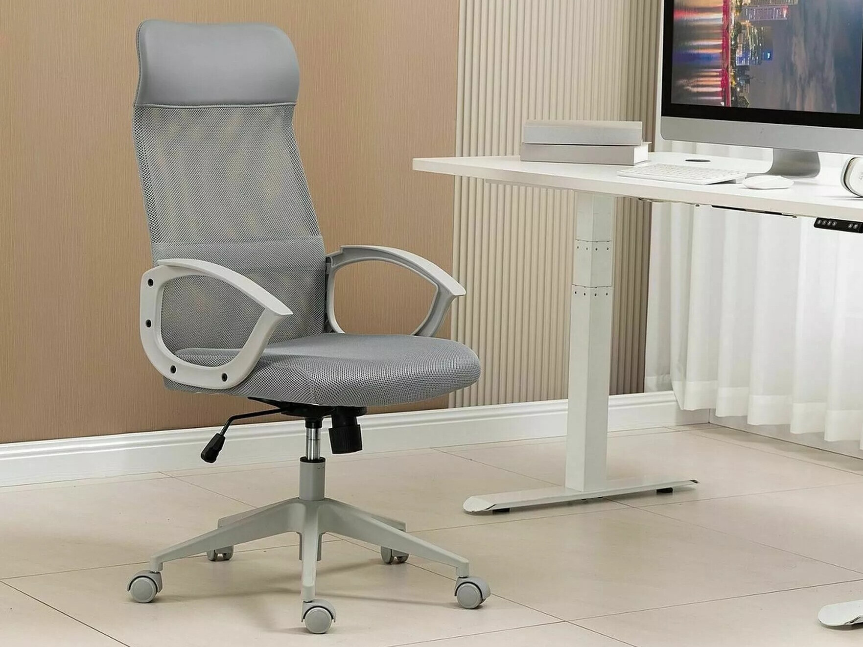 Silla de oficina Detroit 276 (Gris)