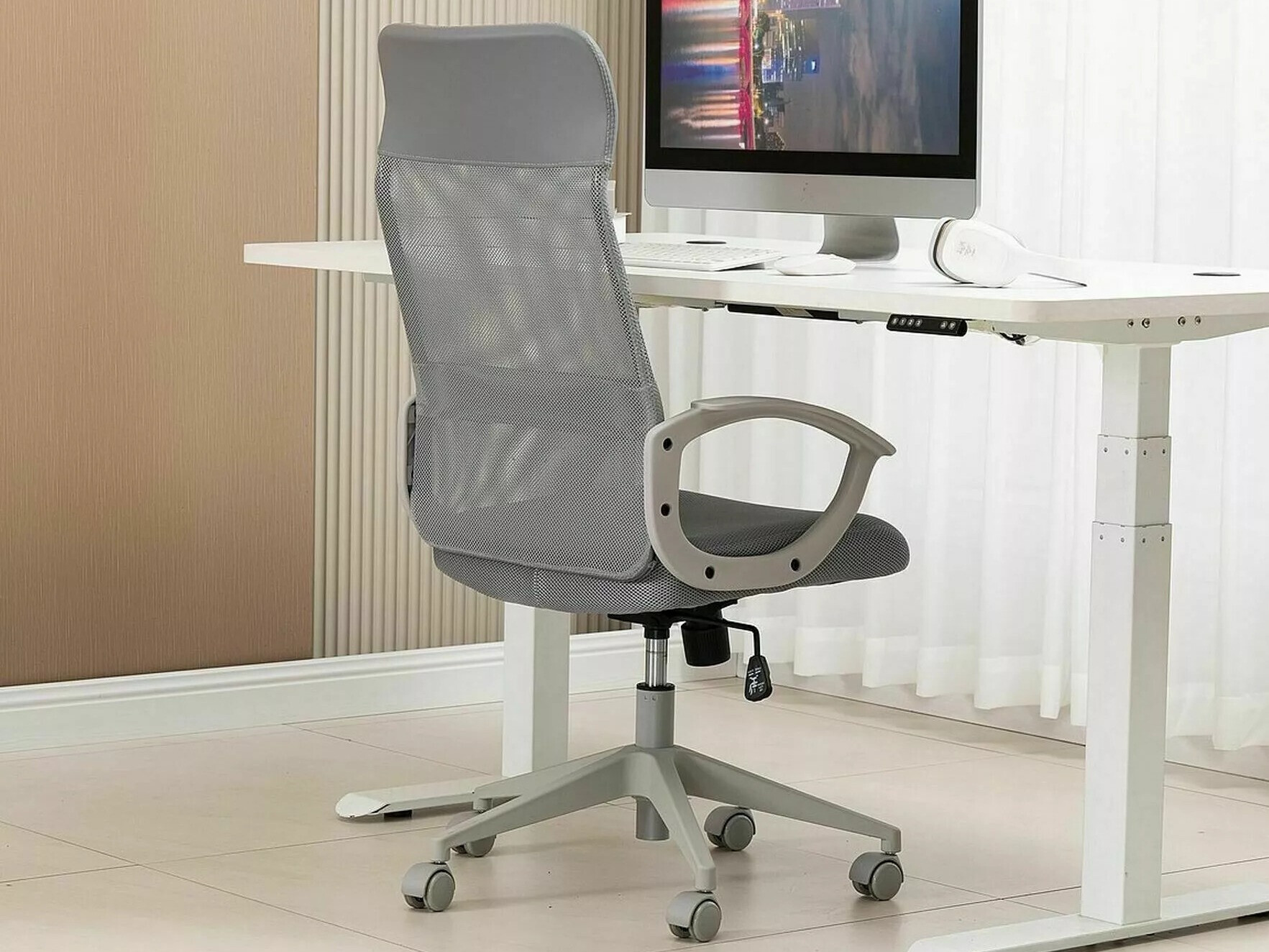 Silla de oficina Detroit 276 (Gris)