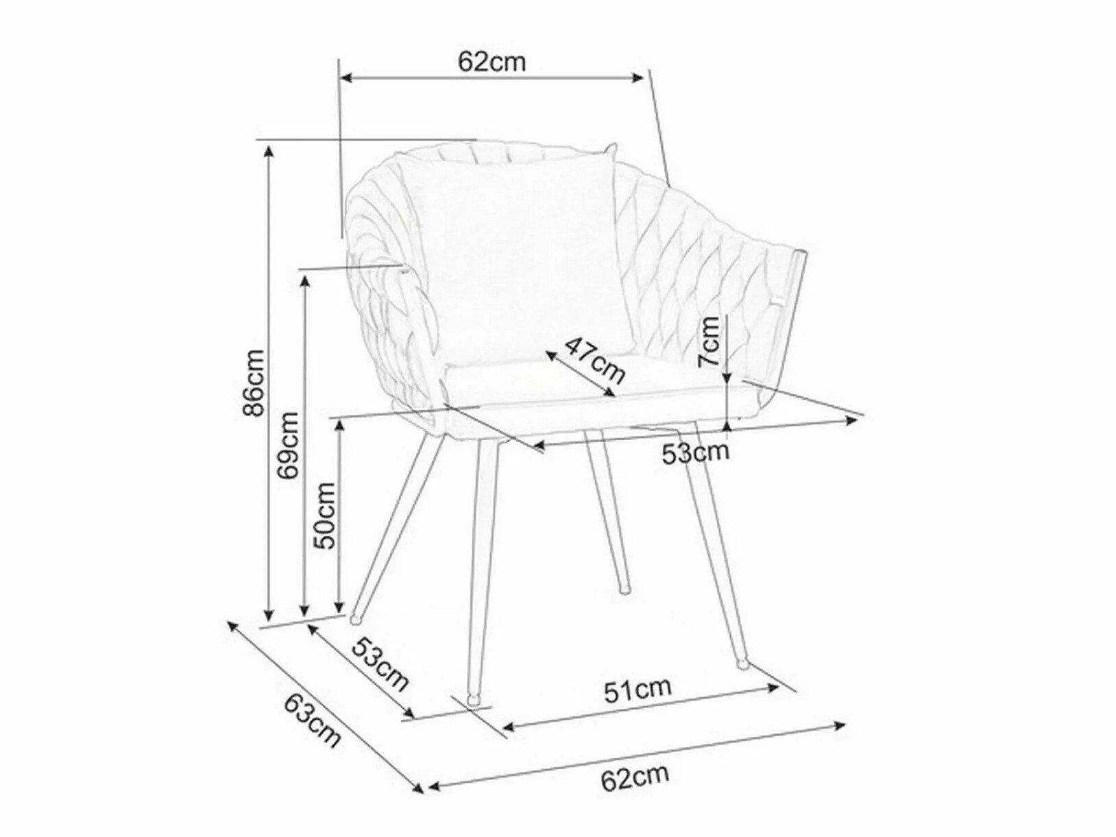 Silla Detroit 228 (Gris)