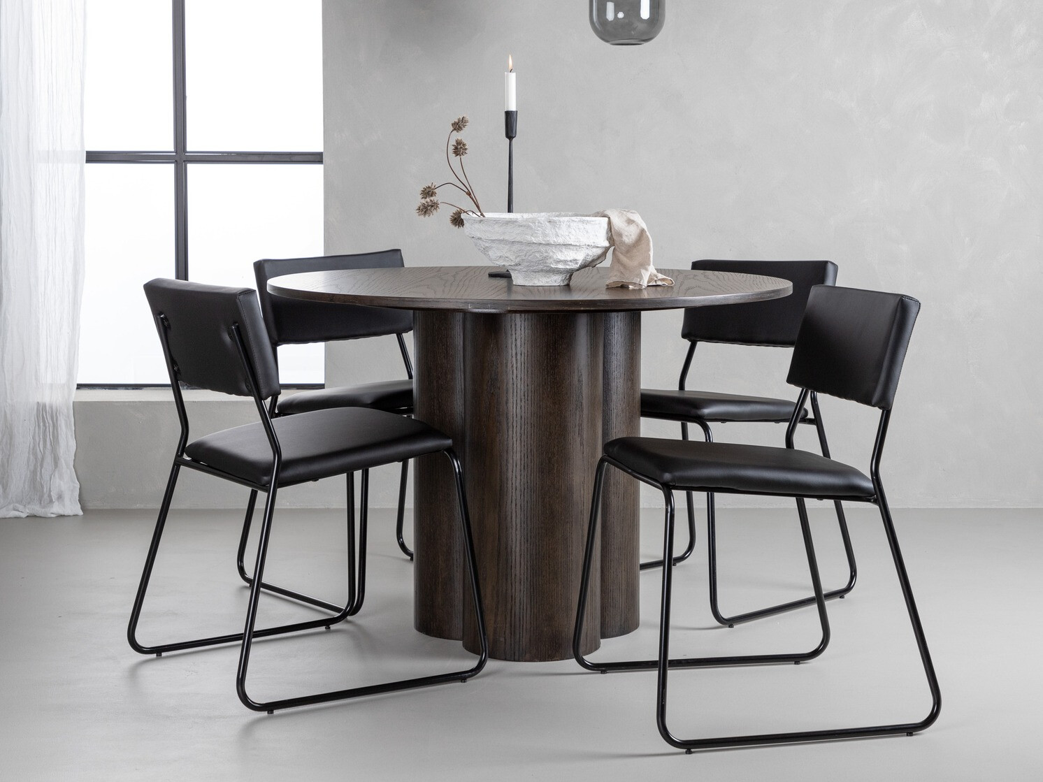 Conjunto de mesas y sillas para comedor Dallas 3753