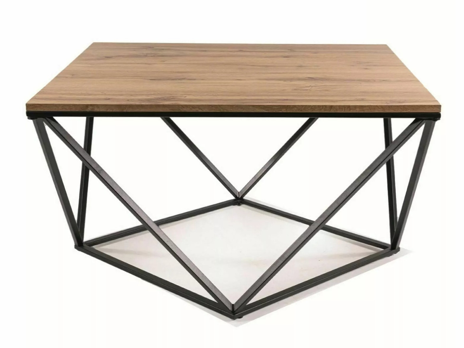 Mesa de centro Detroit 310 (Negro + Roble Artisan)