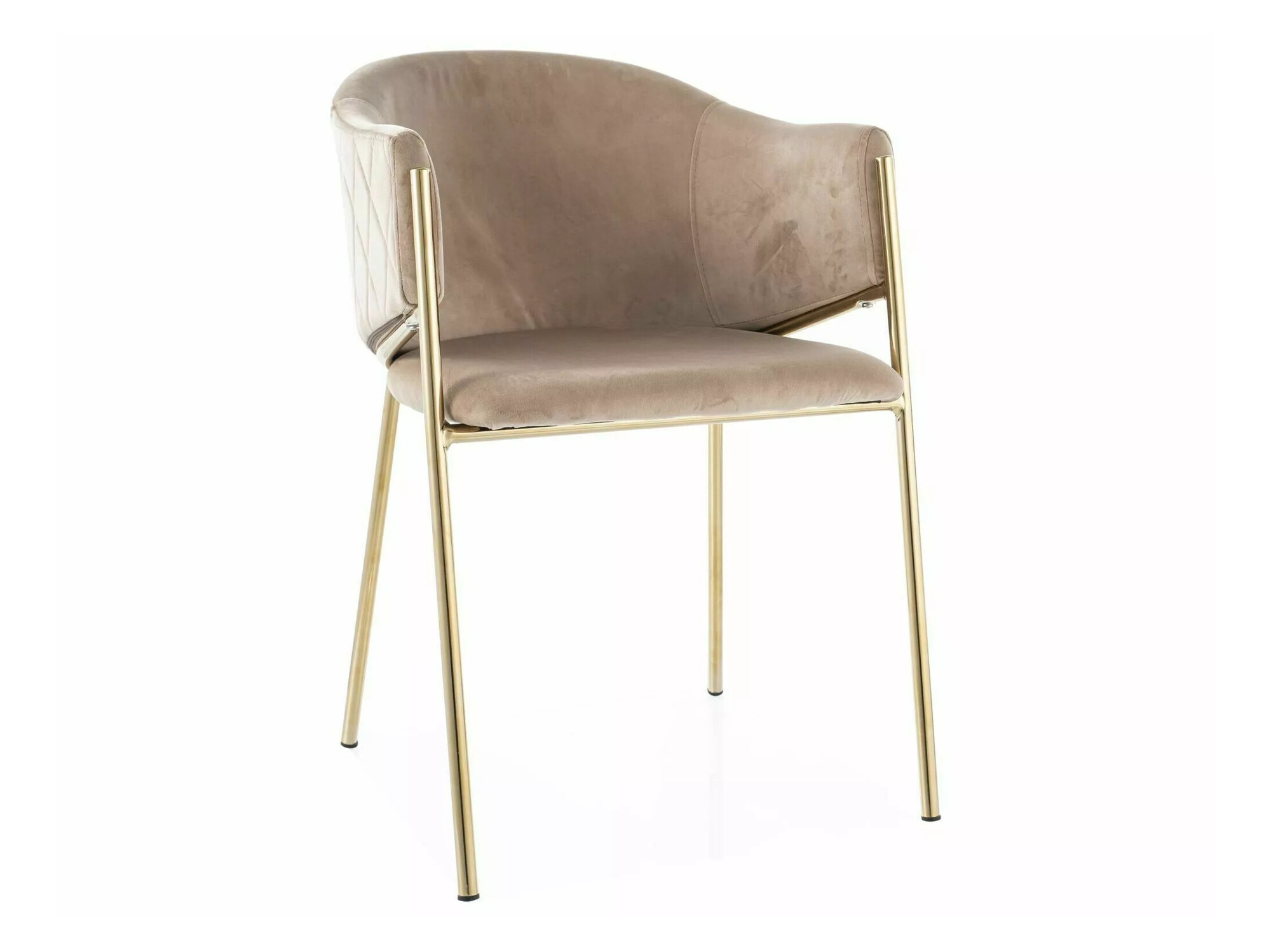 Silla Detroit 329 (Beige + Dorado)