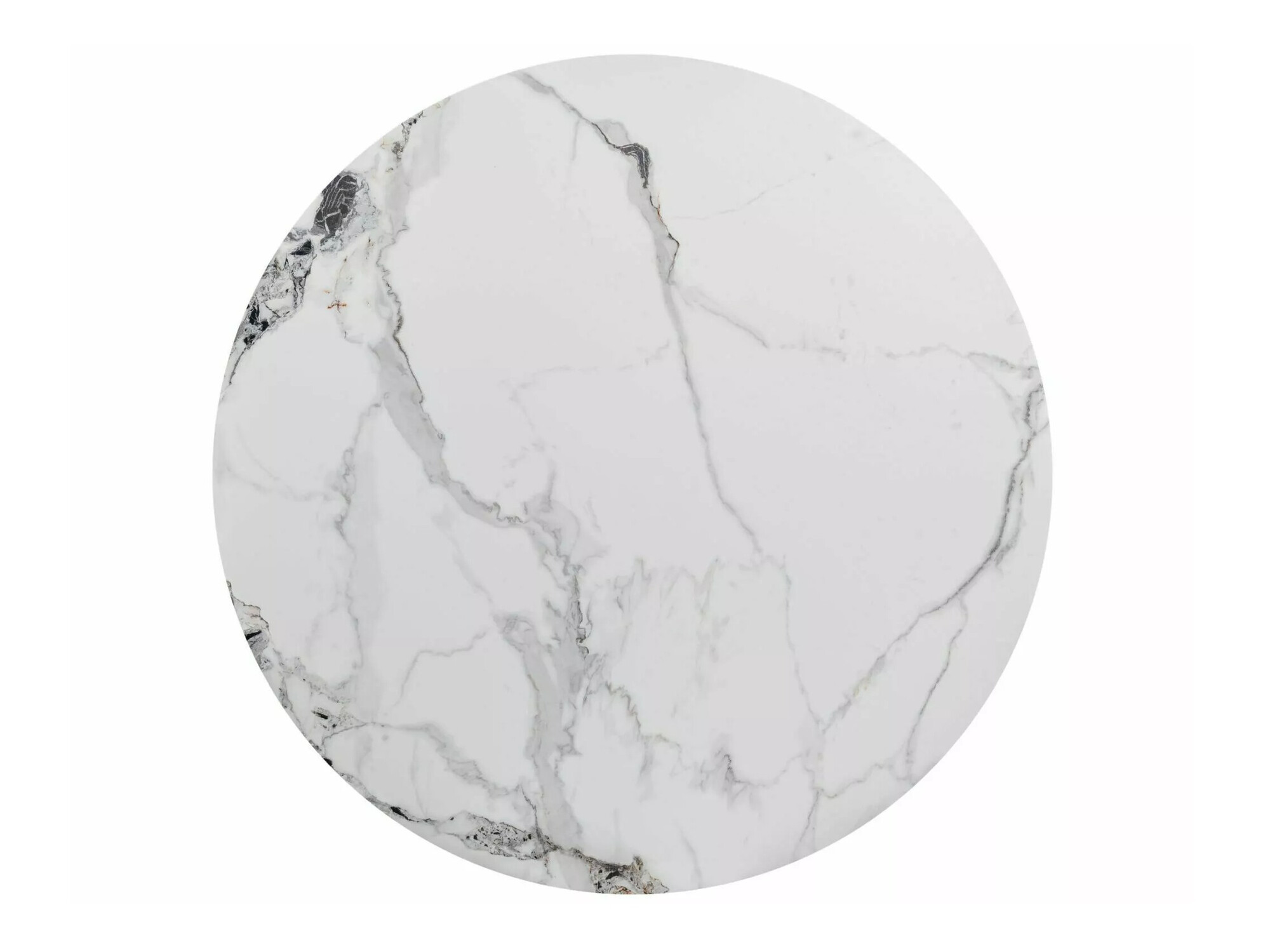 Mesa Detroit 341 (Mármol blanco + Plata)