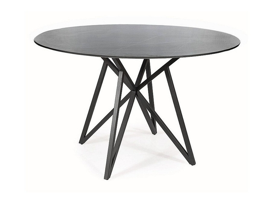 Mesa Detroit 341 (Mármol gris + Negro)