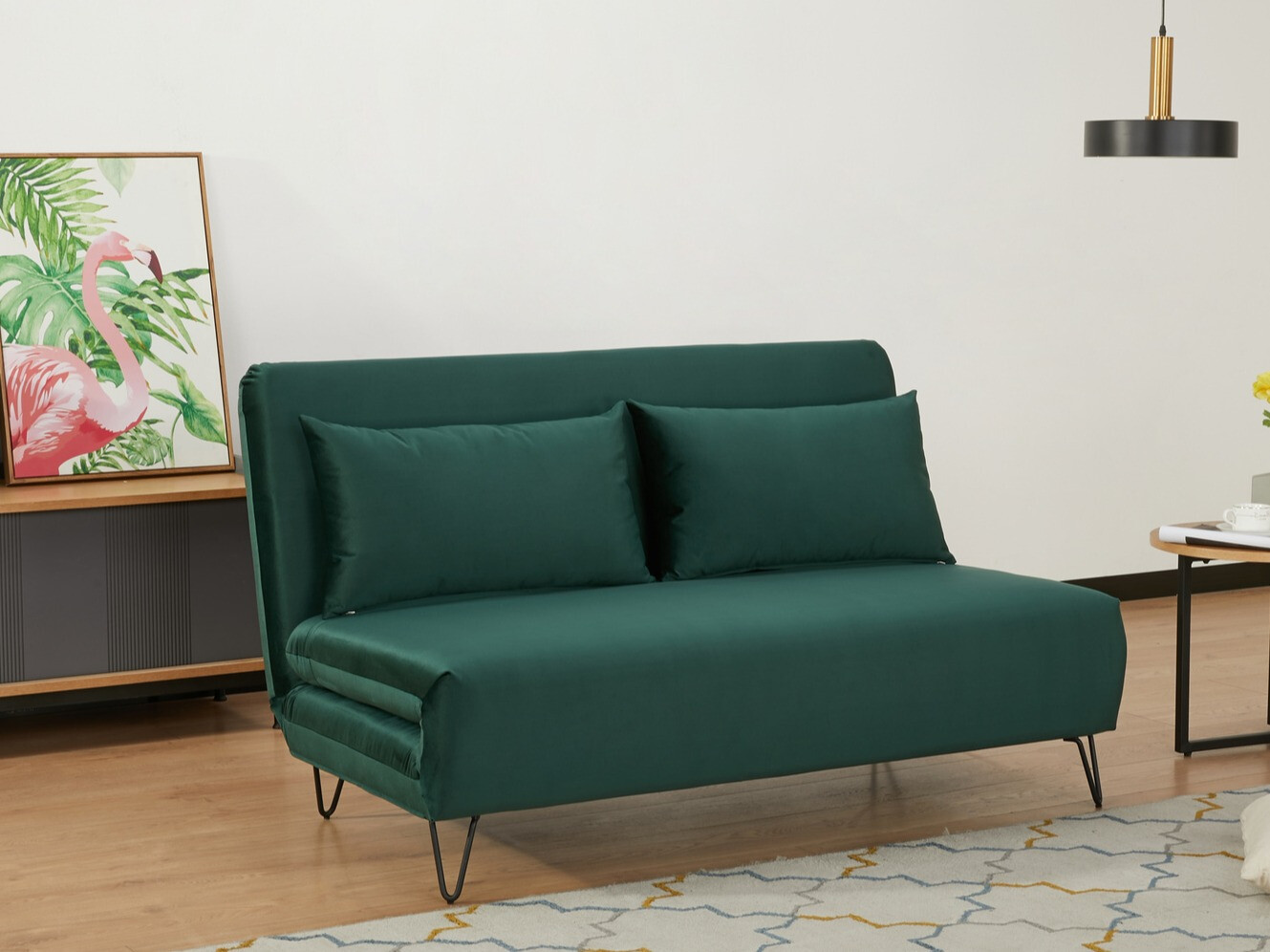 Sofá-cama Detroit 359 (Verde)