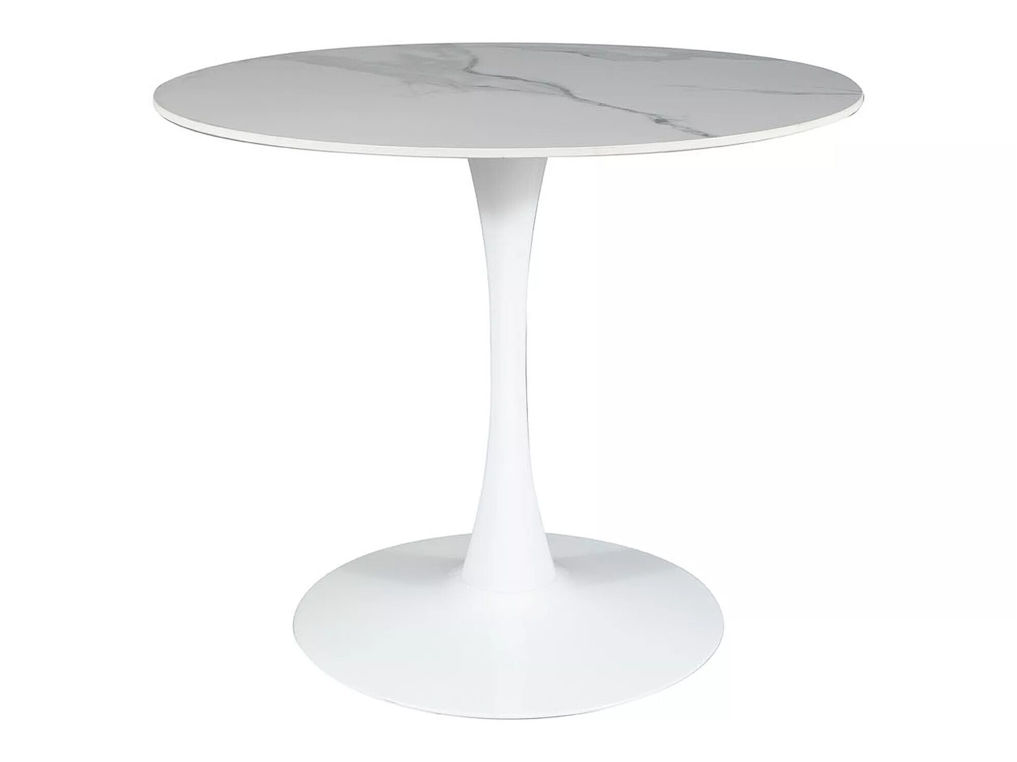 Mesa Detroit 378 (Mármol blanco + Blanco)