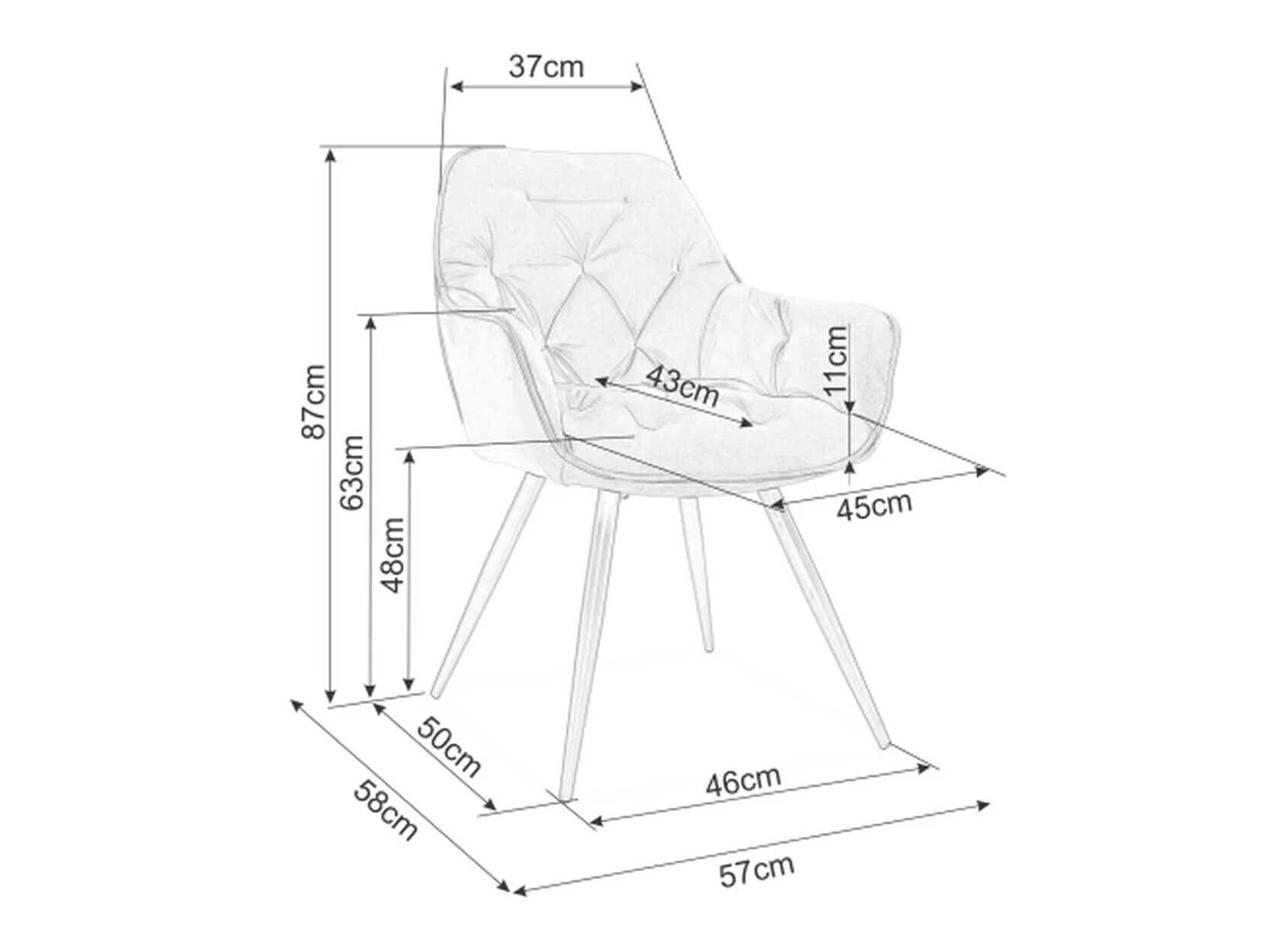 Silla Detroit 368 (Beige)