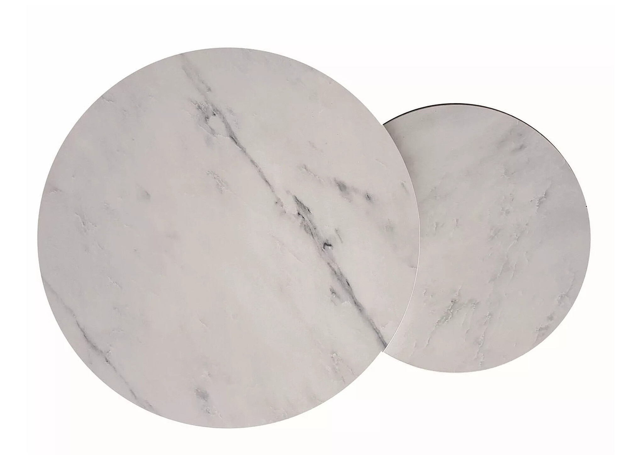 Conjunto mesa de centro Detroit 397 (Mármol blanco)