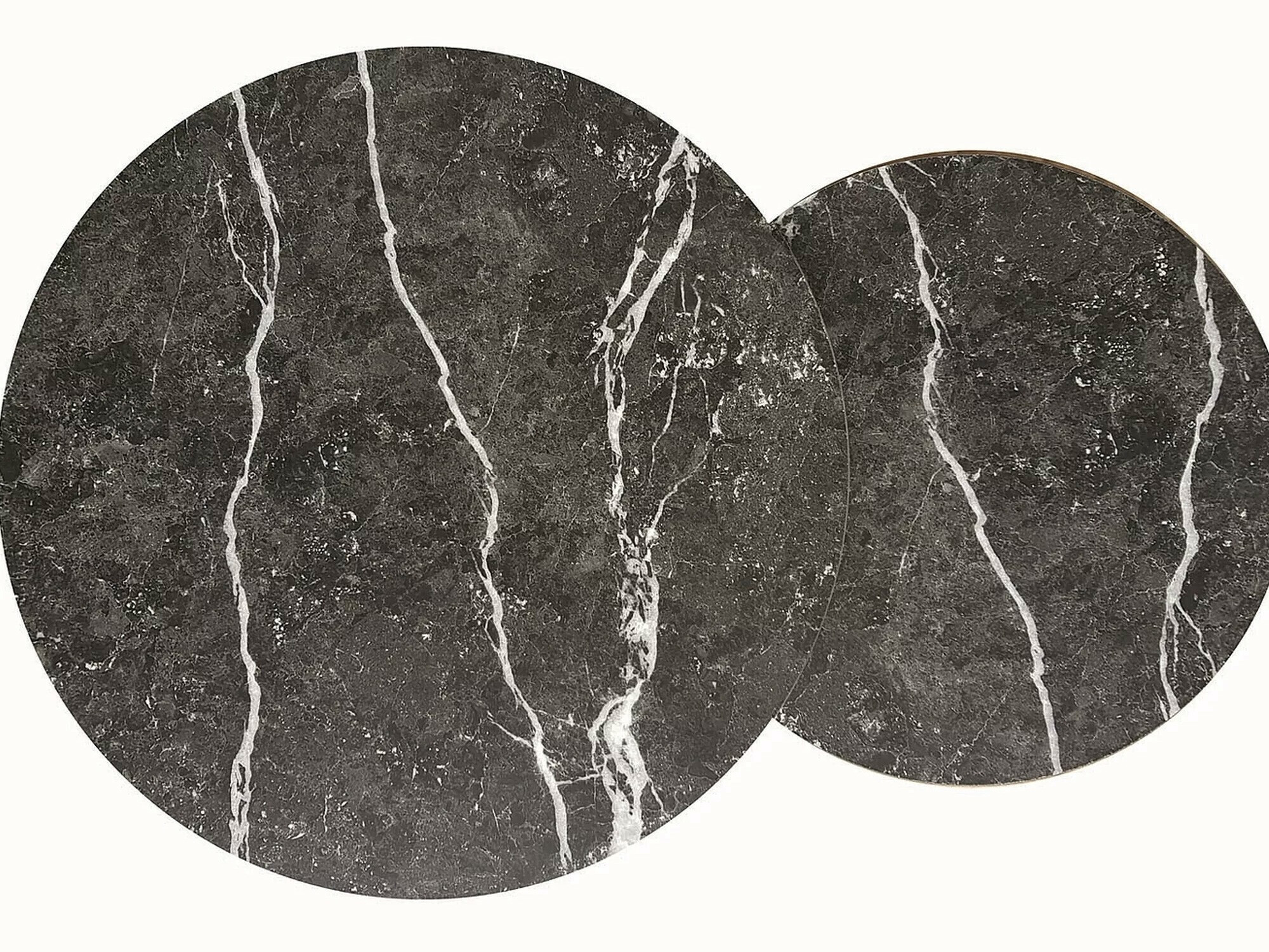 Conjunto mesa de centro Detroit 397 (Mármol negro)