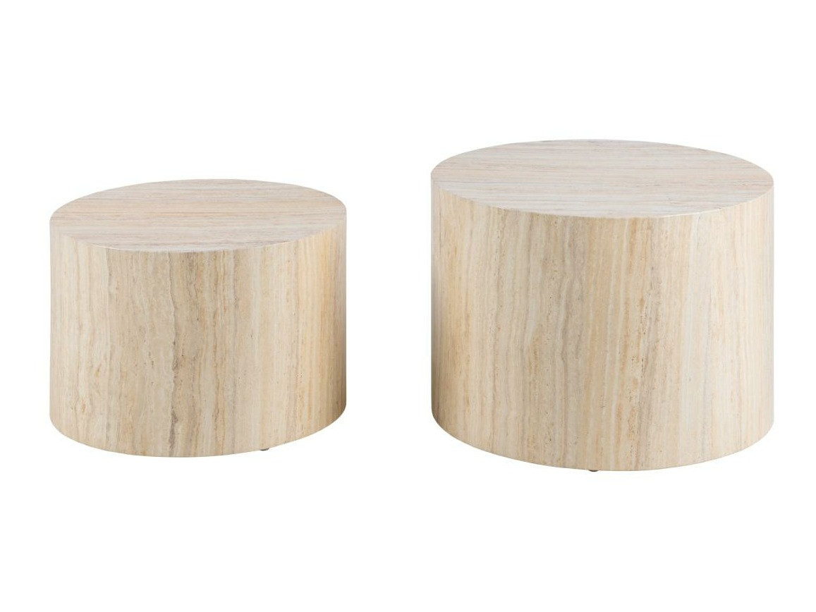 Conjunto mesa de centro Norsica 800 (Beige)