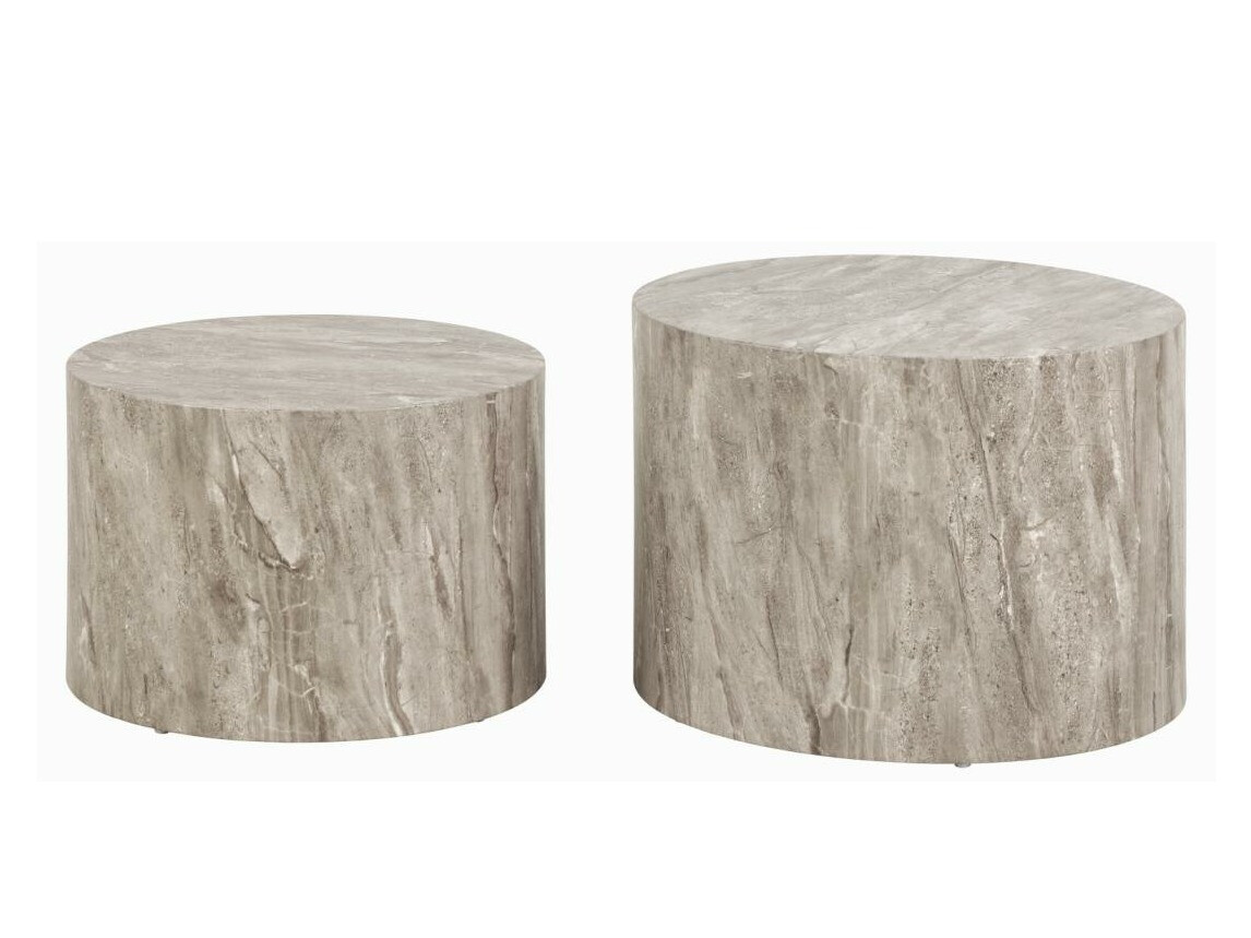 Conjunto mesa de centro Norsica 800 (Gris)