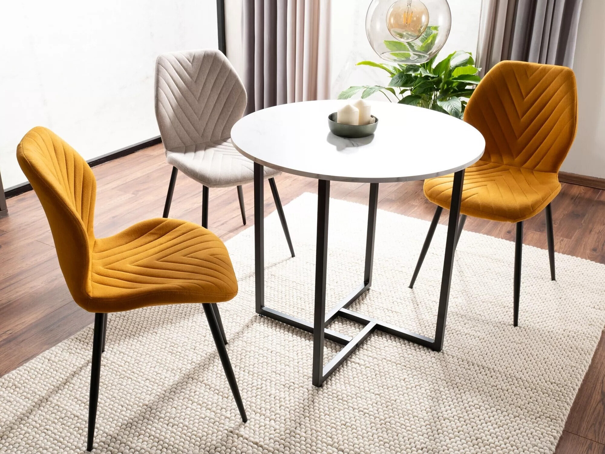 Mesa Detroit 386 (Mármol blanco)