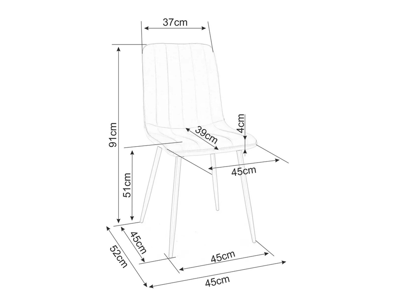 Silla Detroit 390 (Beige)