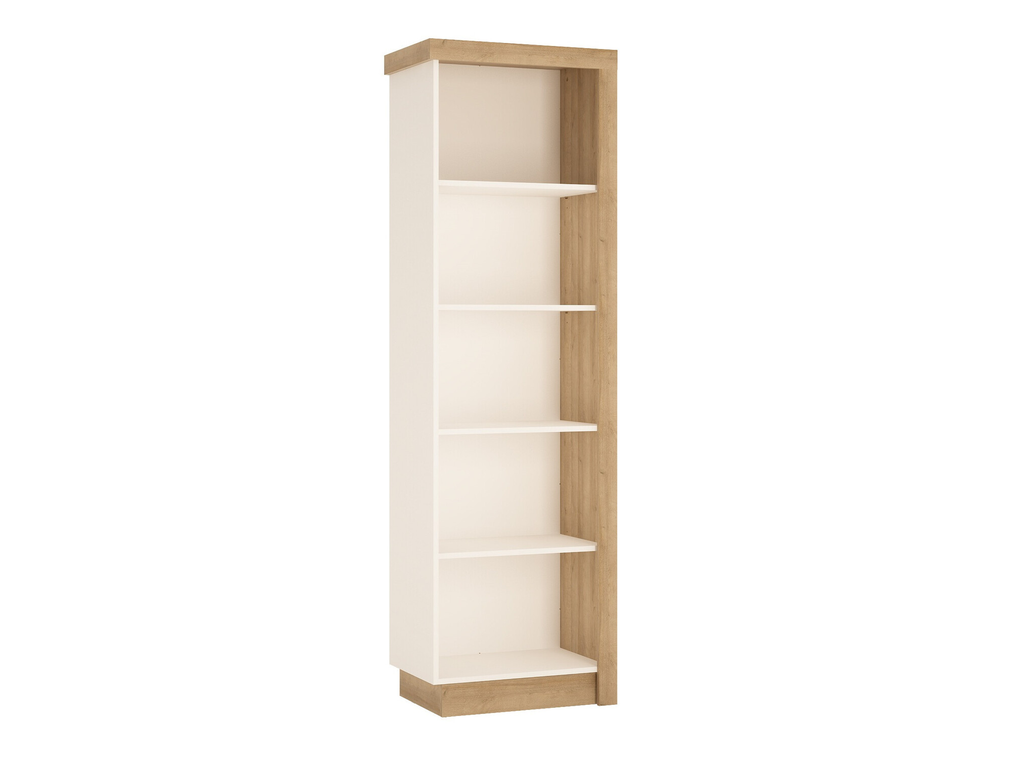 Estantería Feldeli 129 (Blanco + Roble)