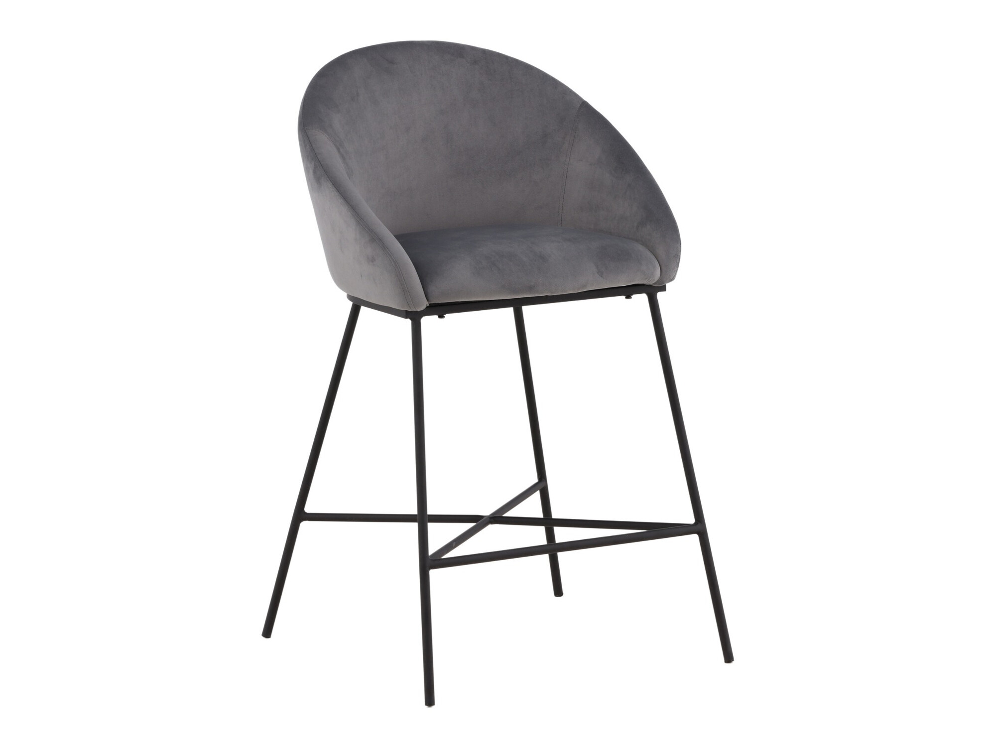 Silla de barra Dallas 3175 (Gris oscuro + Negro)