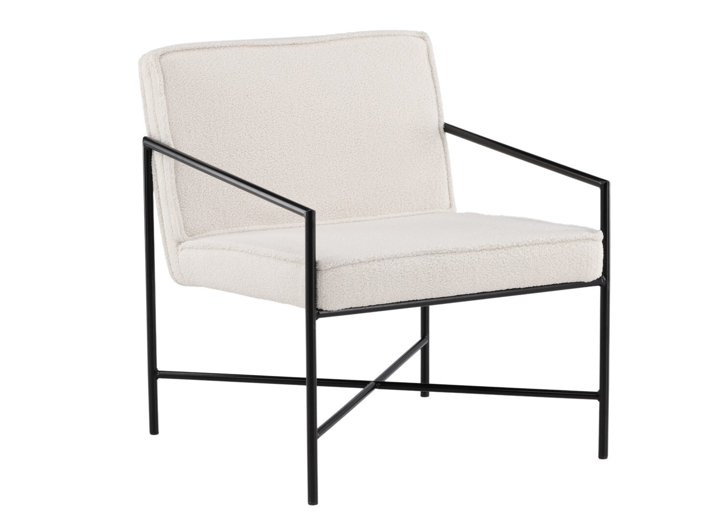 Sillón Dallas 1707 (Crema + Negro)