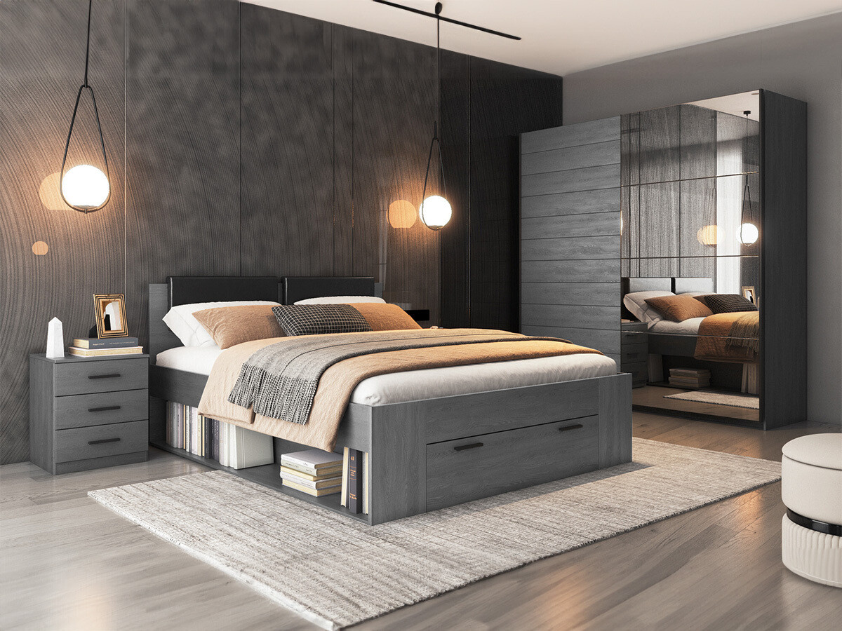 Conjunto de dormitorio Levruvu 116