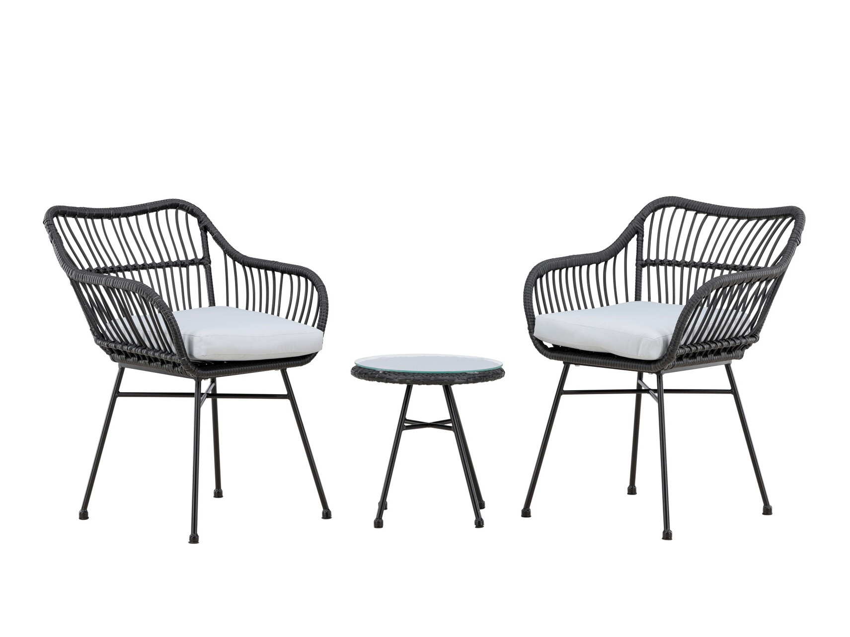 Conjunto de terraza Dallas 3117 (Negro)