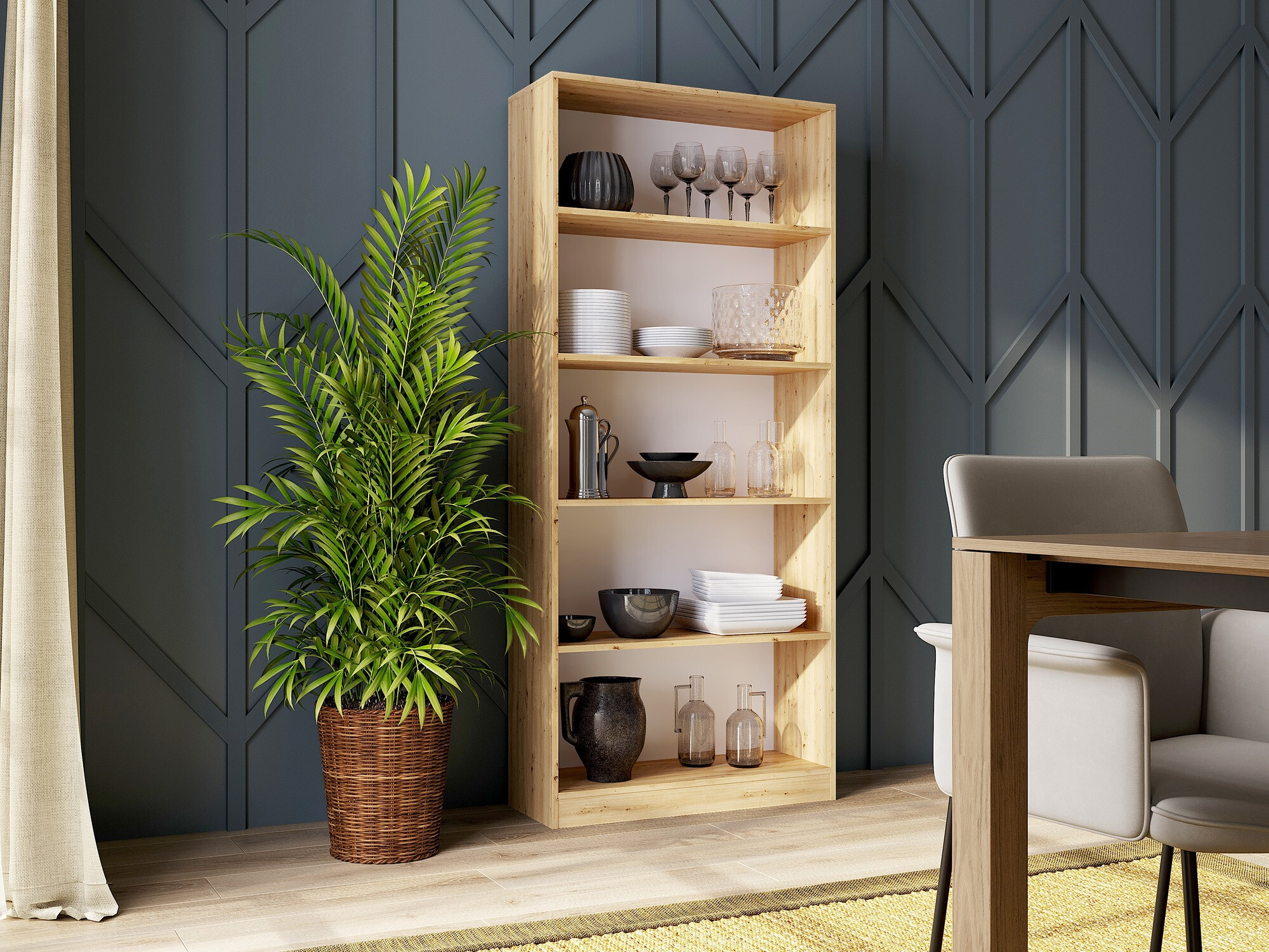 Estantería Mandeville 253 (Roble Artisan)