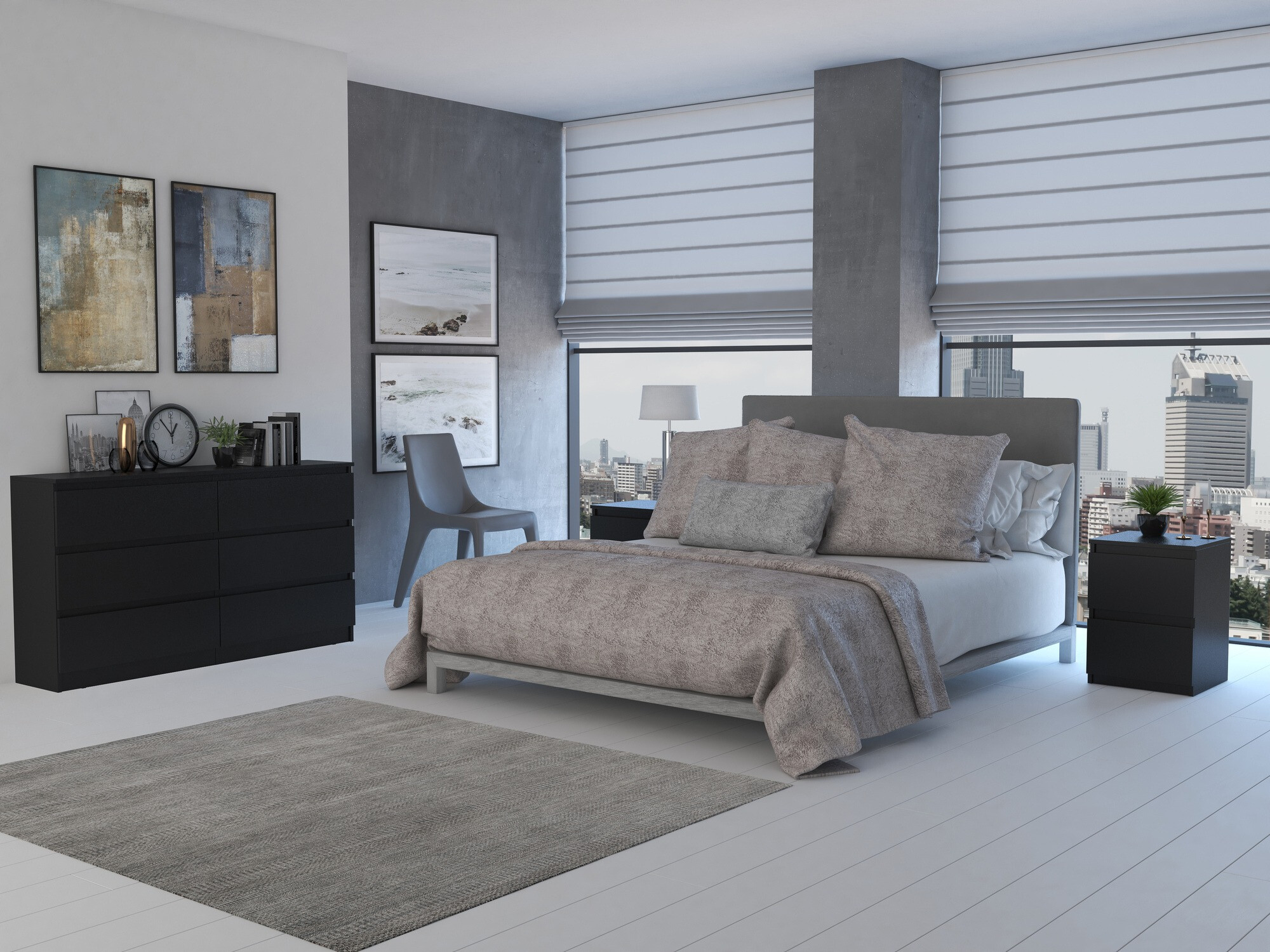 Cómoda Elbvelu 102 (Negro)