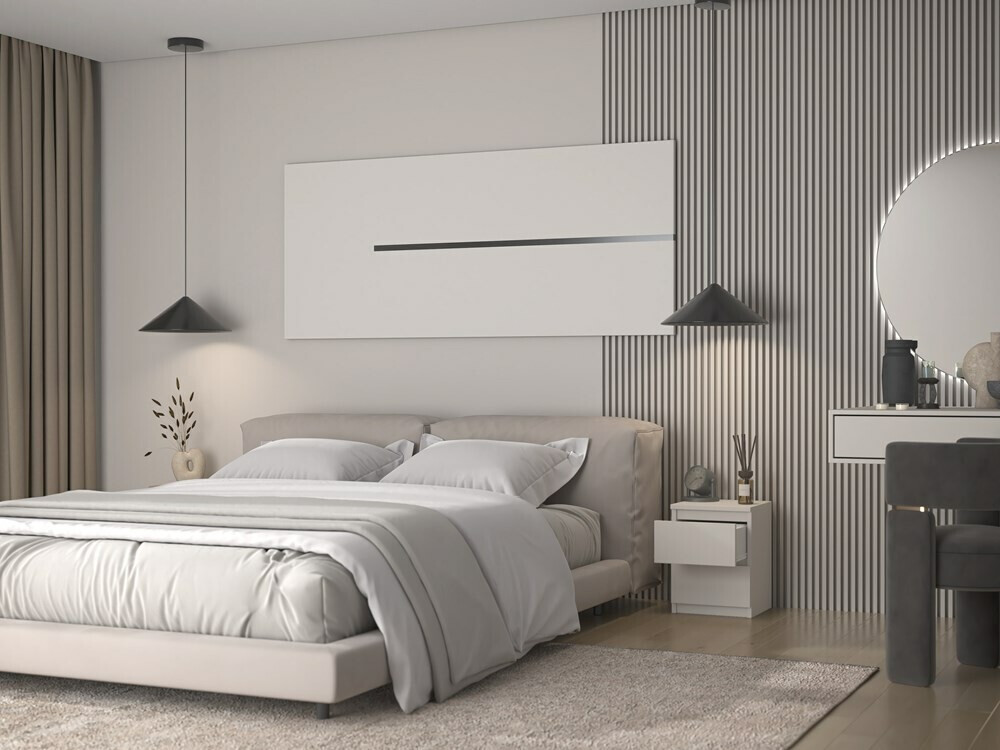 Mesilla de noche Elbvelu 107 (Cachemira)