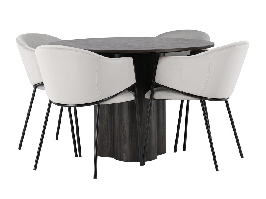 Conjunto de comedor Dallas 4440 (Nuez oscura)