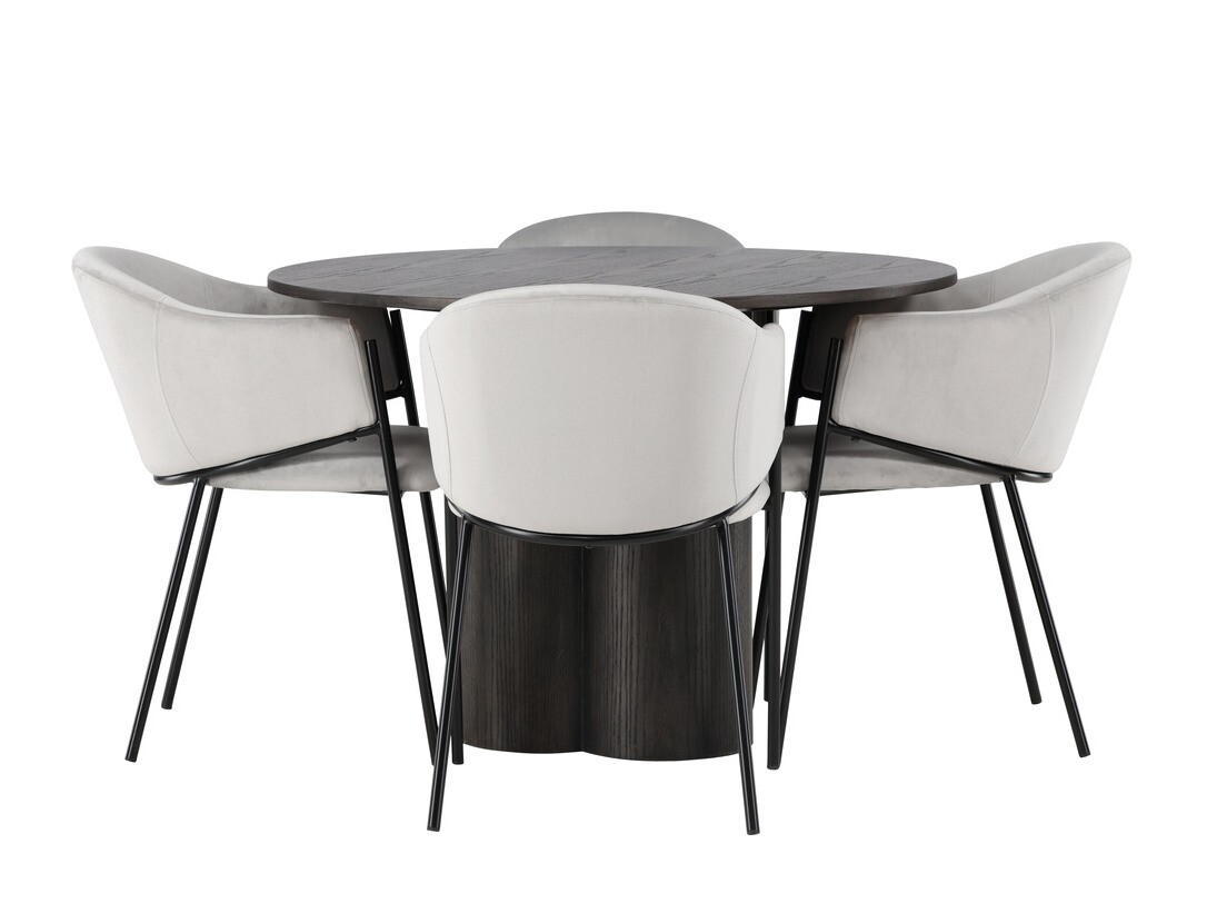 Conjunto de comedor Dallas 4440 (Nuez oscura)