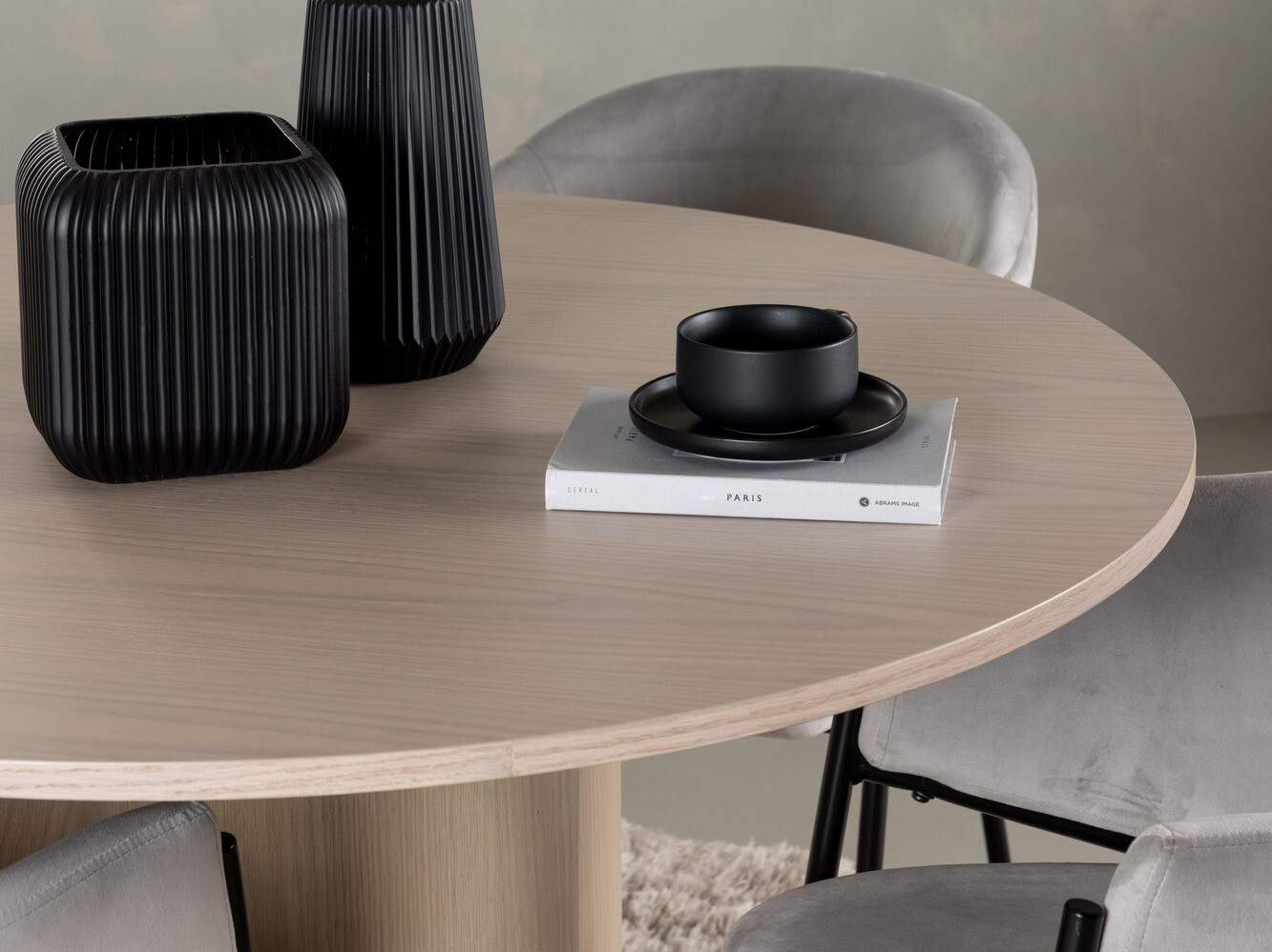 Conjunto de mesas y sillas para comedor Dallas 4440 (Luminoso madera)