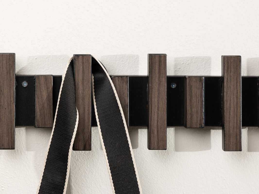 Perchero Dallas 4429 (Negro + Marrón oscuro)