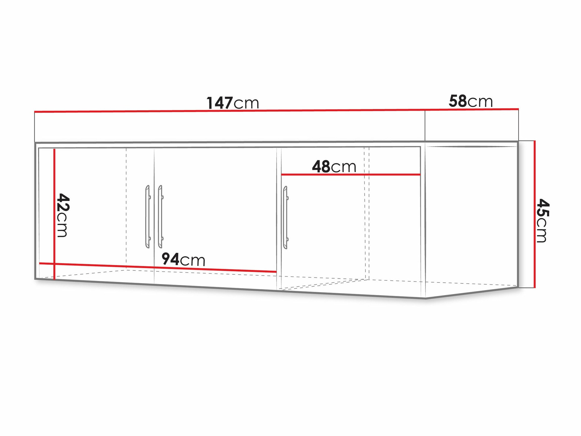 Aparador Dortivu I (Roble Sonoma)