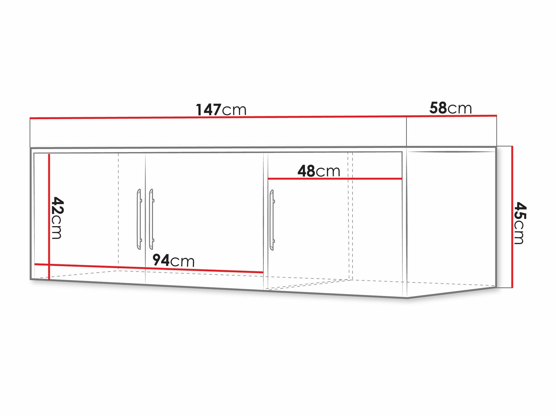 Armario Dortivu 153 (Roble wellington)